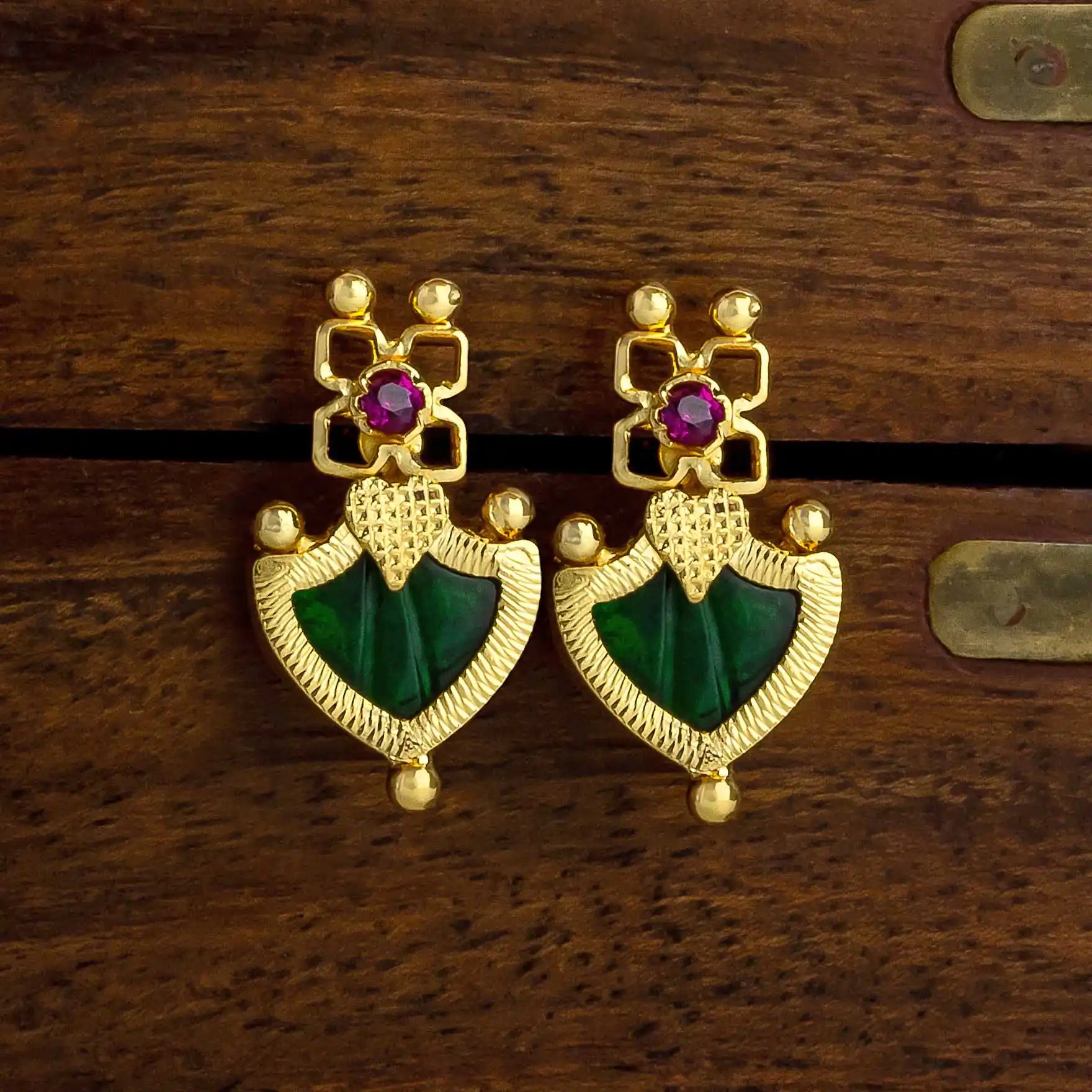 Palakka Stone Earring PSPKSTPG21-041