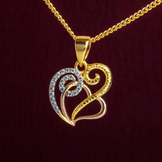 Pendant PRSLT12W-051 — Gold Plated Jewellery | Parakkat Jewels