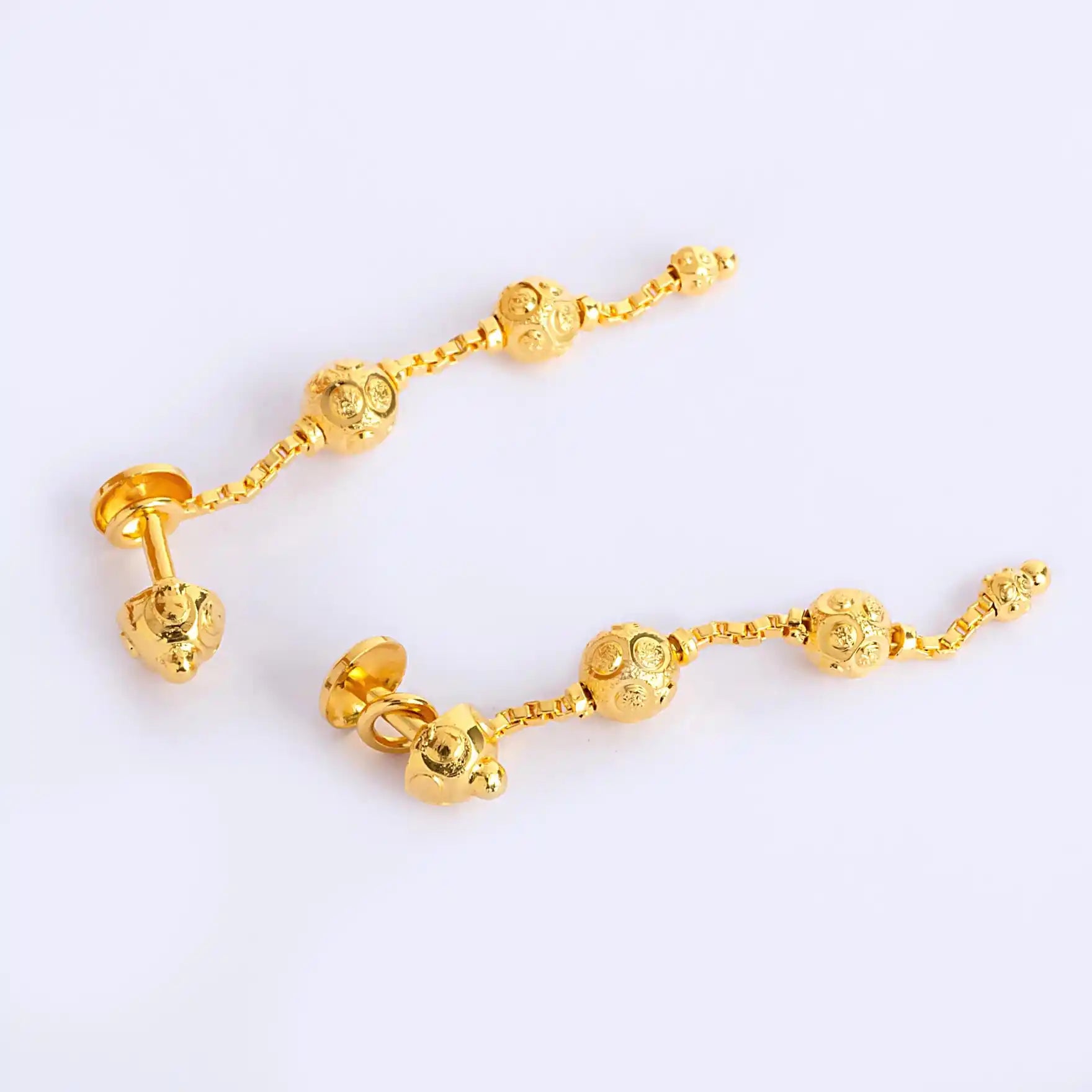 Golden Earrings With Hanging PGHST50-041