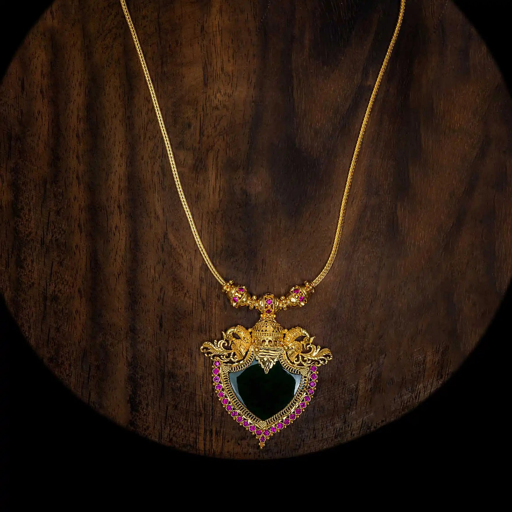 Palakka Stone Necklace PSPKNPG19-0311