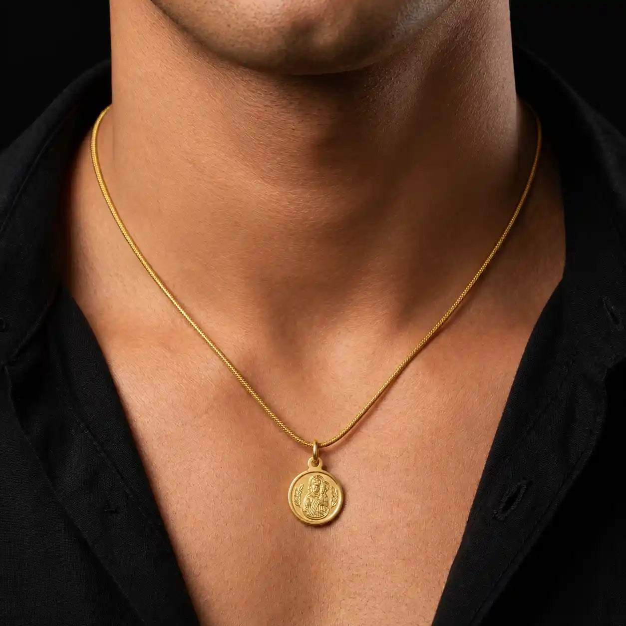 Gold Layered Coin Pendent PGLT100-06