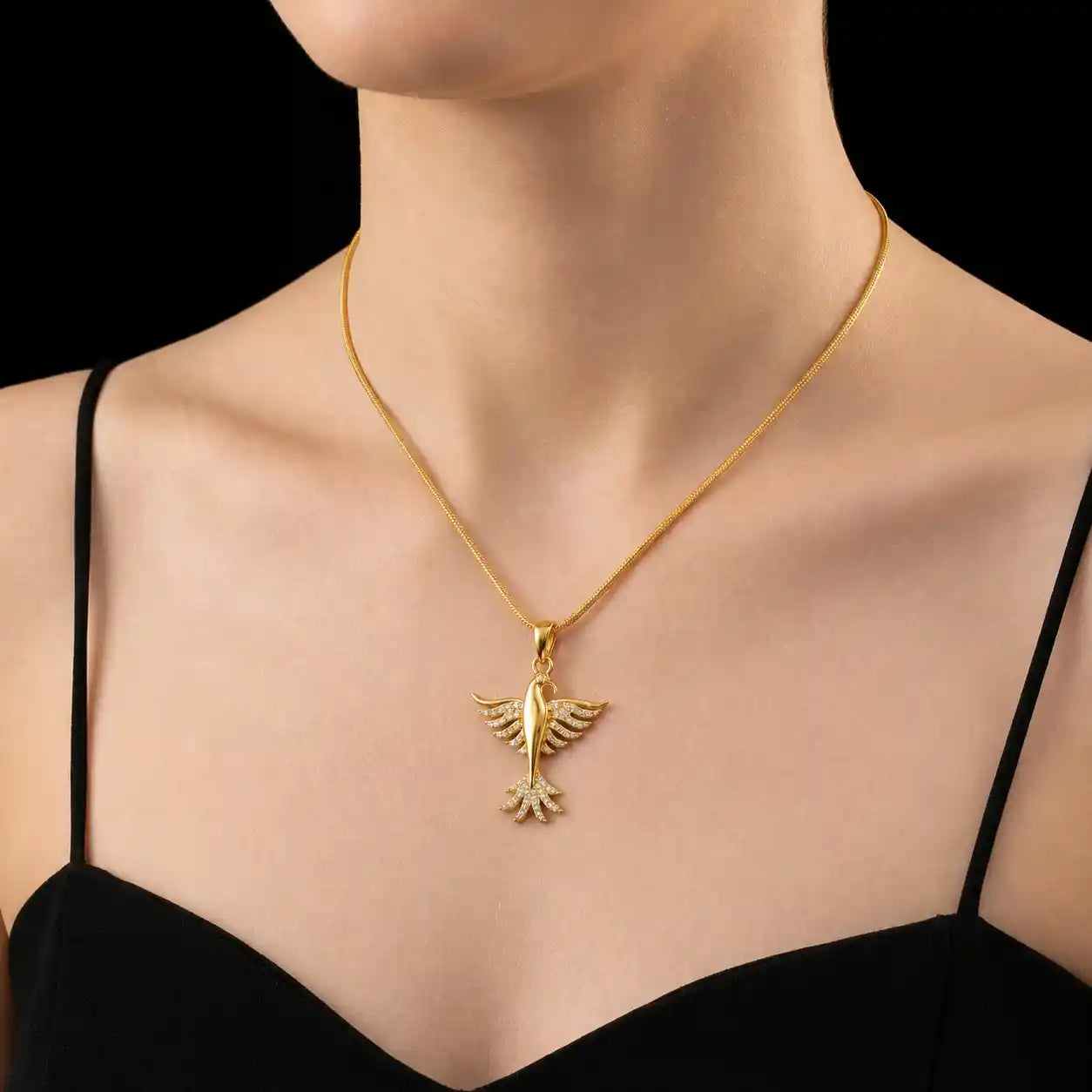 Golden Stone Pendant PSLT39W-051