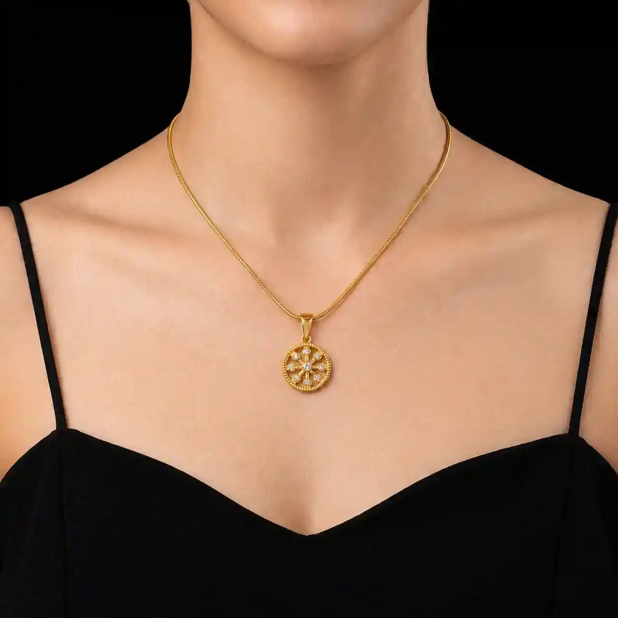 Stone Pendant PSLT158W-09