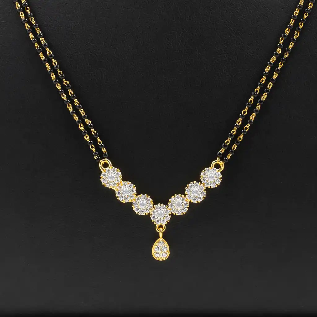Karimani (Mangalsutra) Stone Necklace PLKM48-034