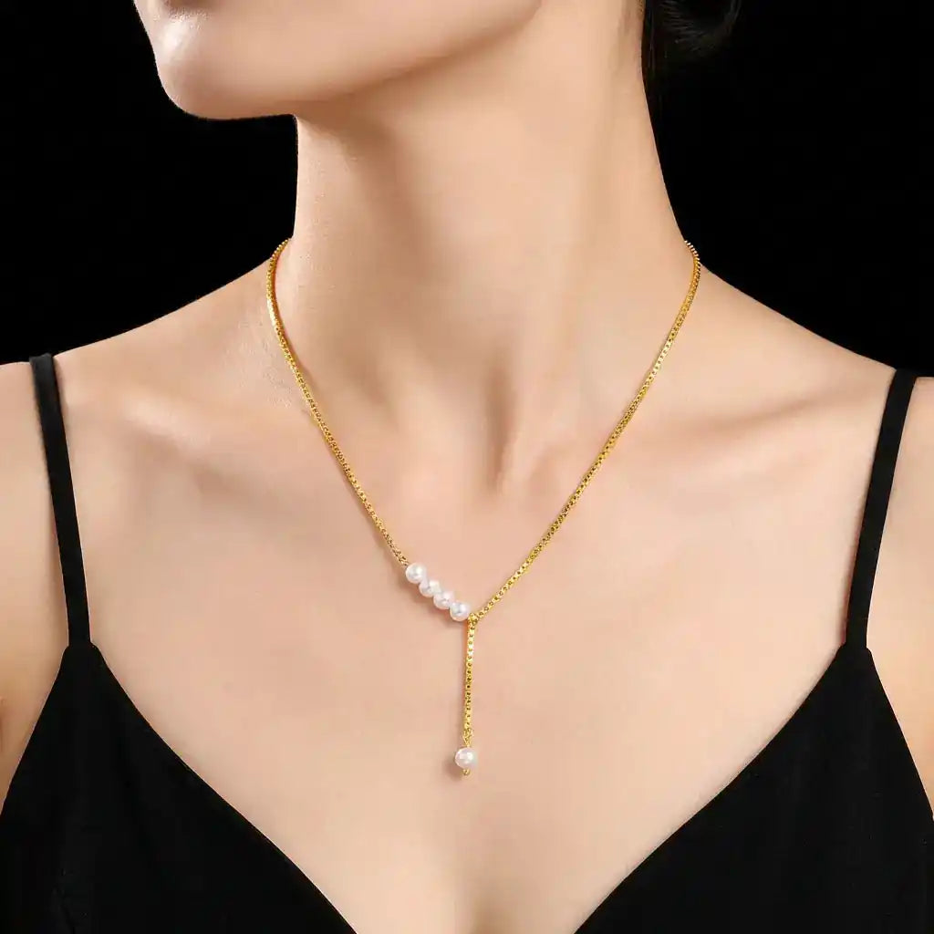Pearl Necklace PPNS4P-073
