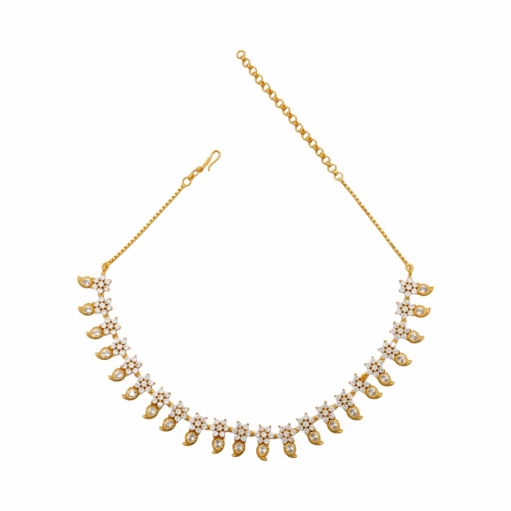 Premiun Stone Necklace with Stud PMSNS27W-007, PMSST2W-051