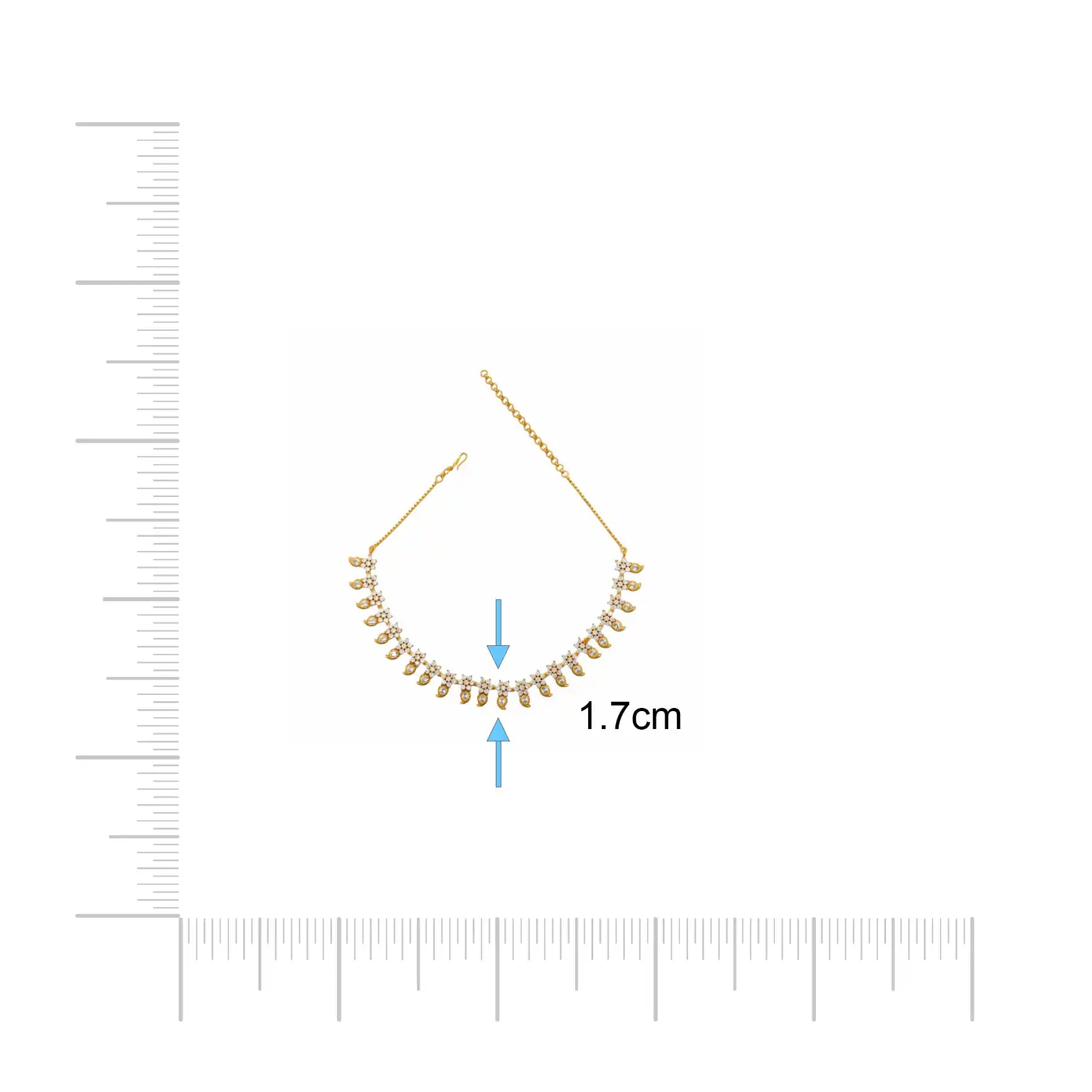 Premiun Stone Necklace with Stud PMSNS27W-007, PMSST2W-051
