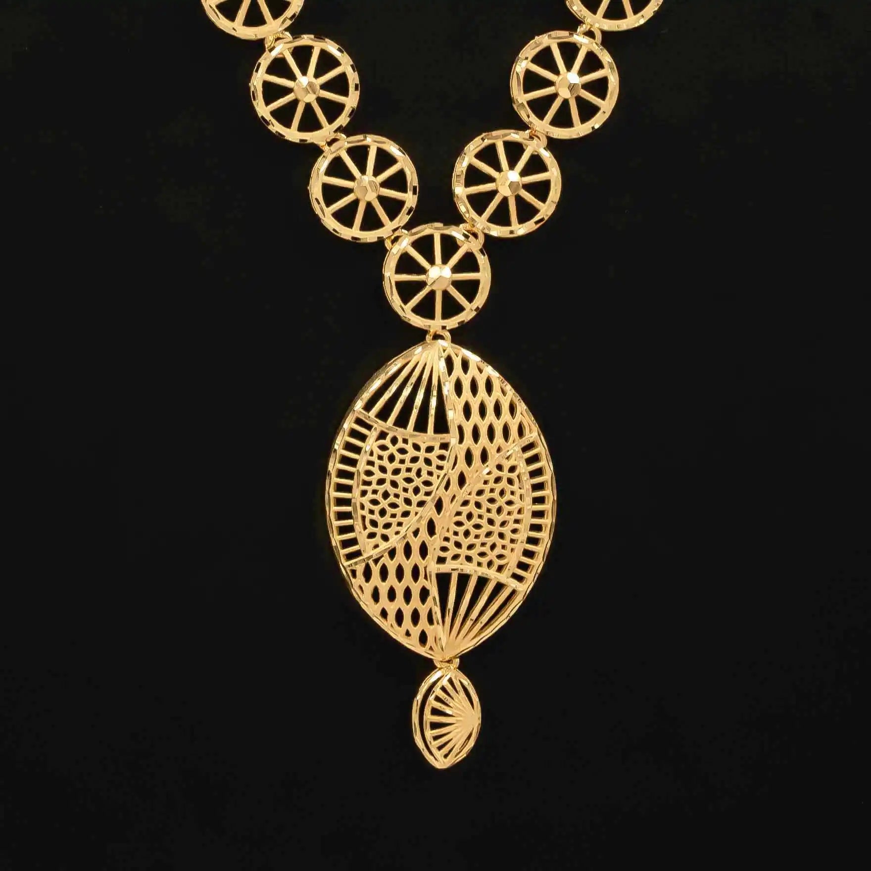 Golden Necklace medium PGNS92-035