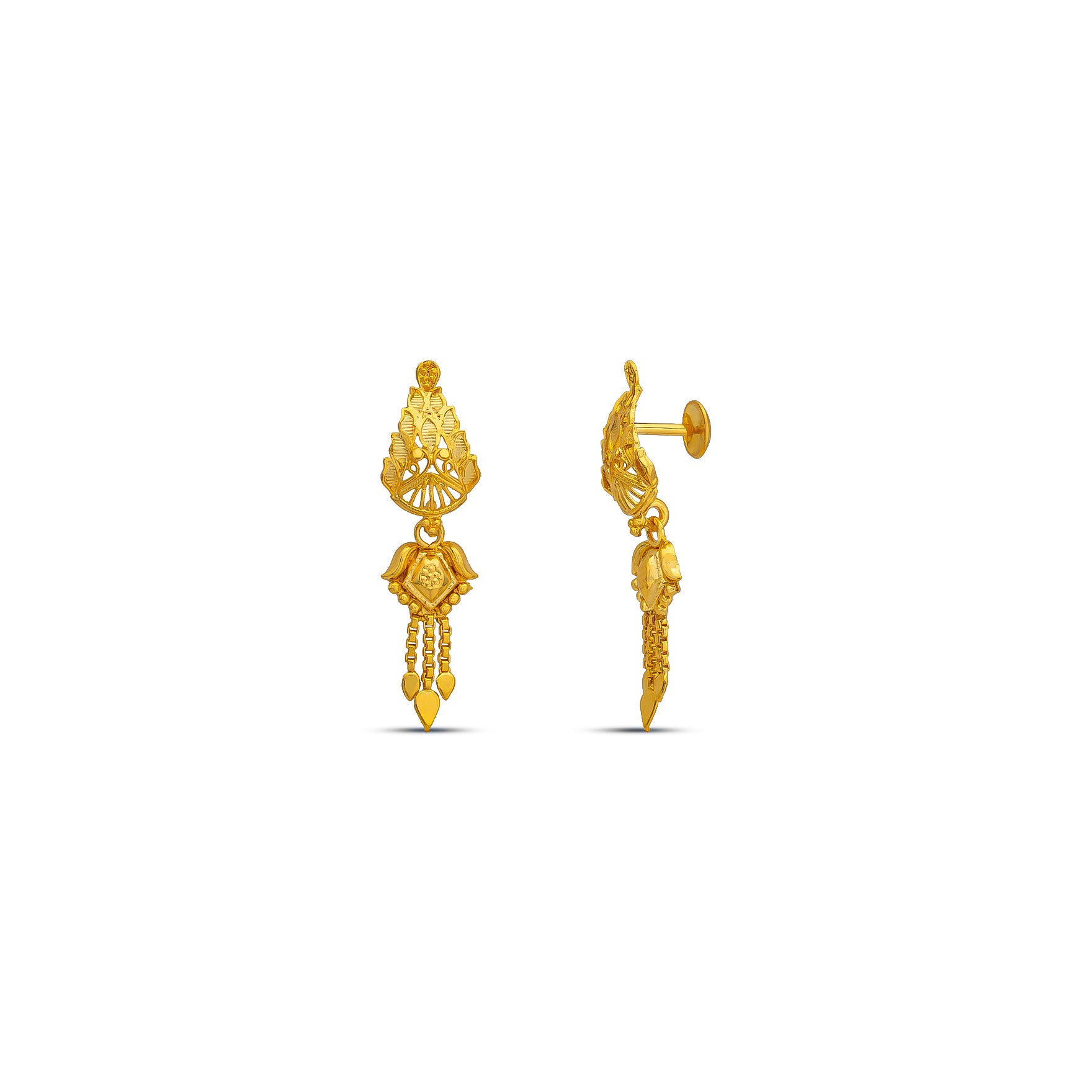 GOLDEN HANGING STUD PGHST172-001