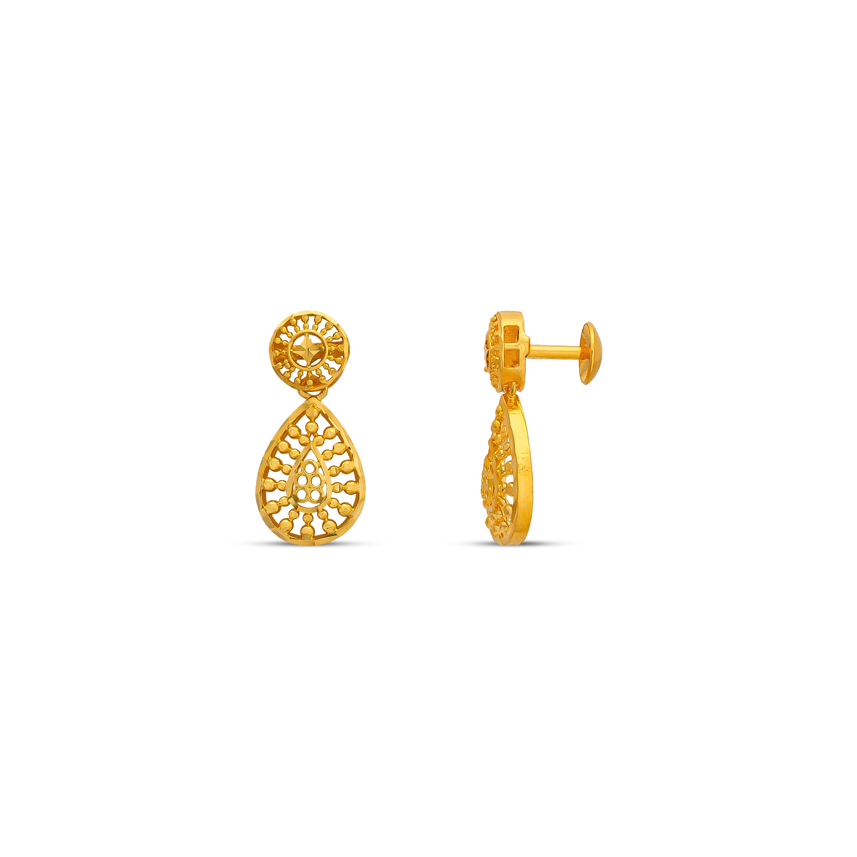GOLDEN HANGING STUD PGHST280-001