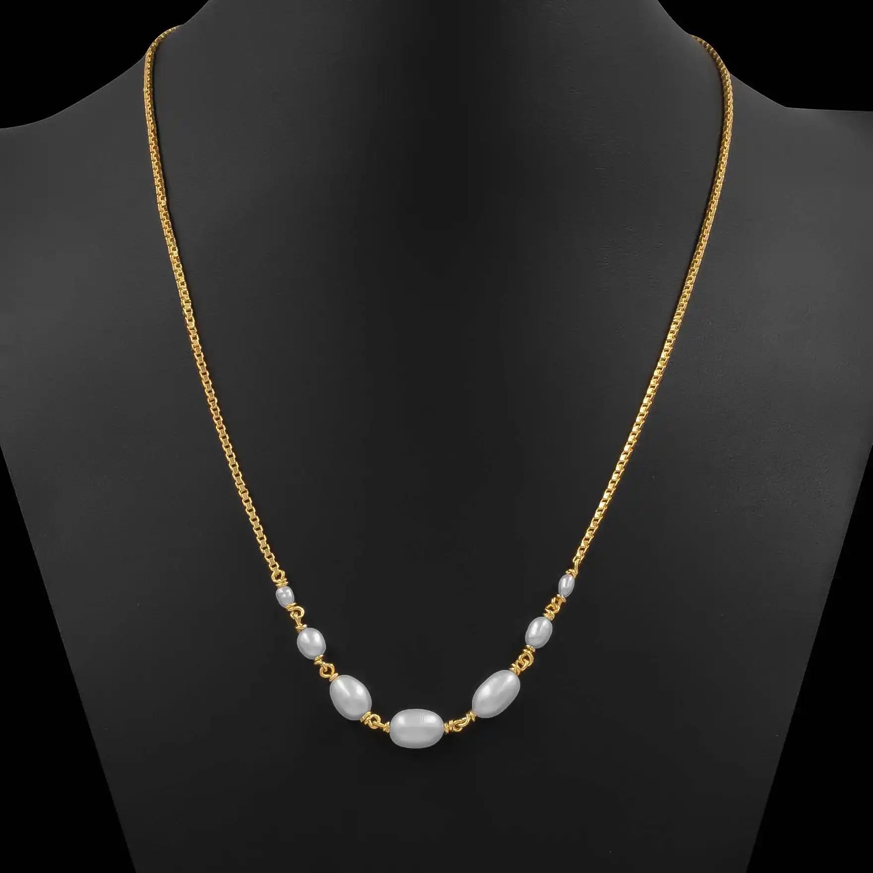 Luxury & Cute Pearl Chain Necklace