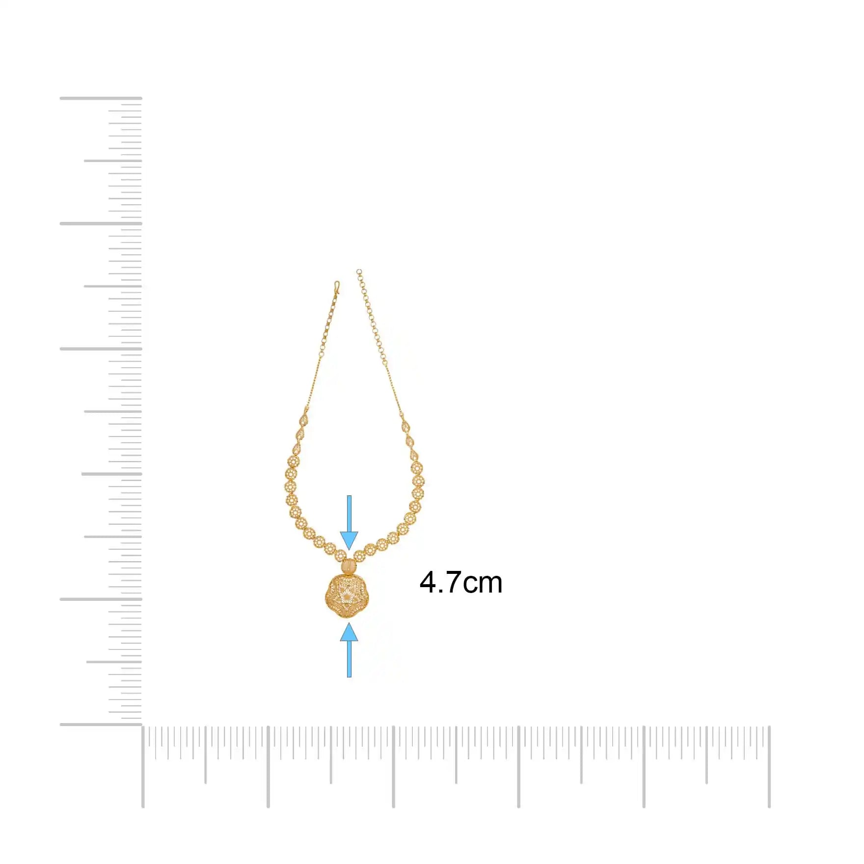 Golden Necklace PGNS88-035