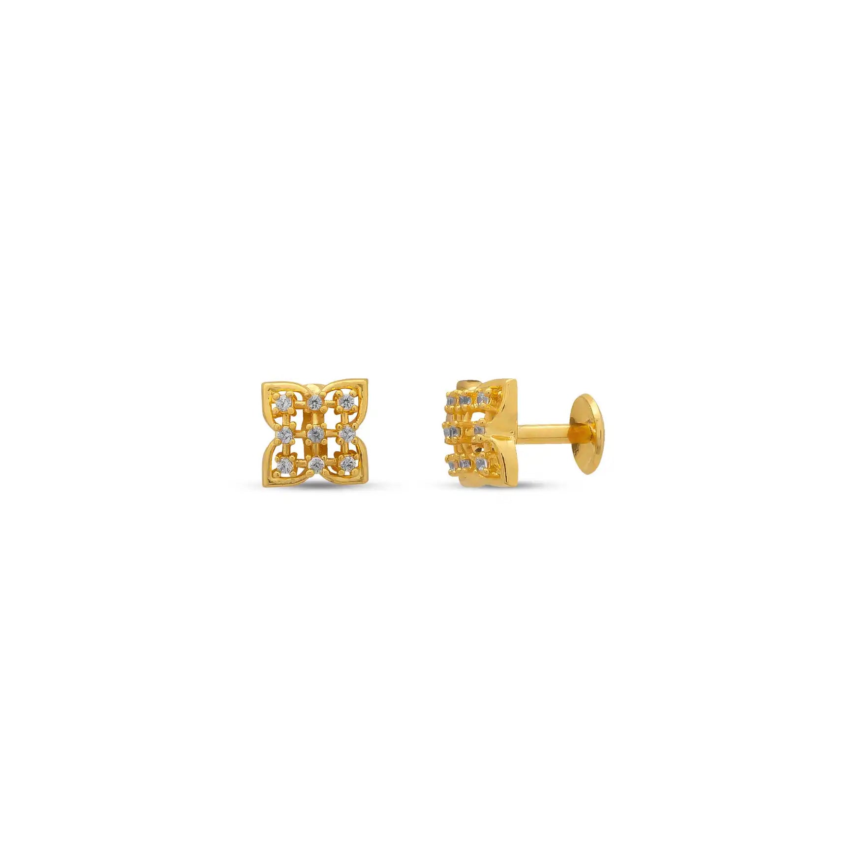STONE EARRING PSST512W-001
