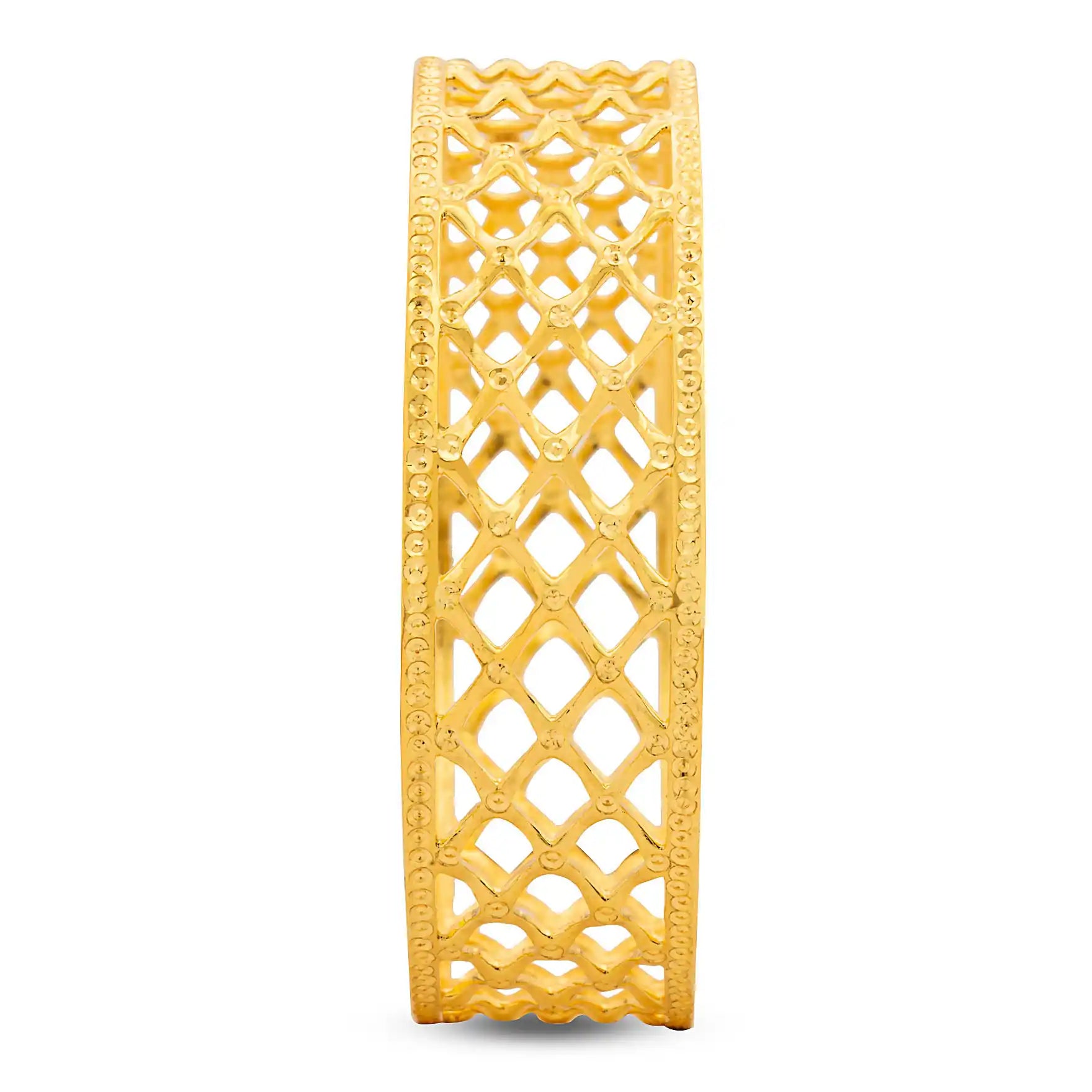 24CT HEAVY Gold Layered BOHO STYLE BANGLE PGB2-004