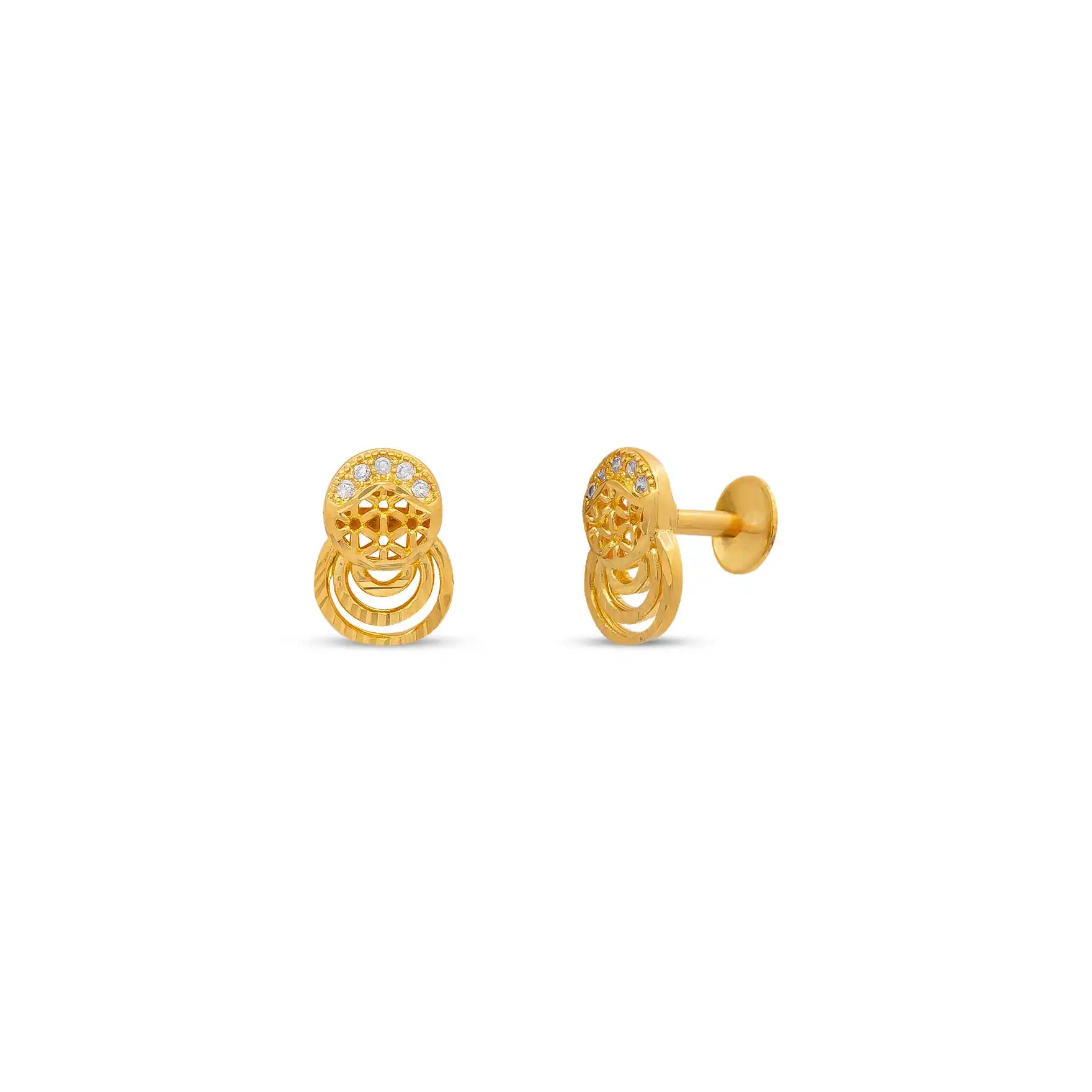 STONE EARRING PSST178W-001