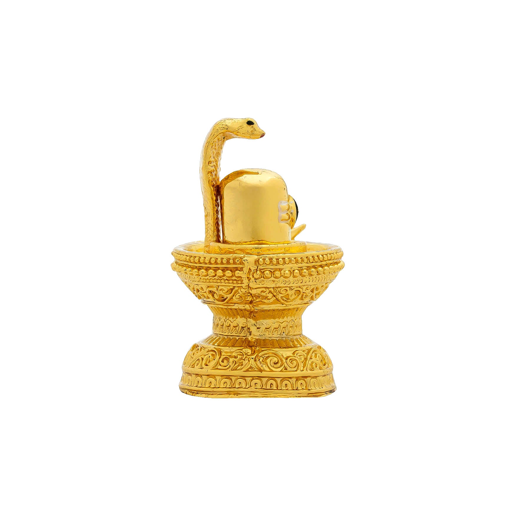 “Shivling Idol with Nandi – Lord Shiva Murti for Home Temple, Pooja & Decor” PIDSIL21-003