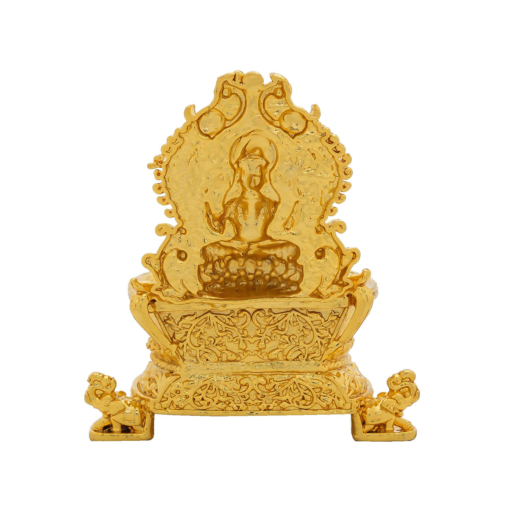 Pooja Lamp/Diya – Lakshmi Design with Ornate Base – Deepam (Traditional Oil Lamp) – Home Temple & Festive Decor | PIDKA4-053