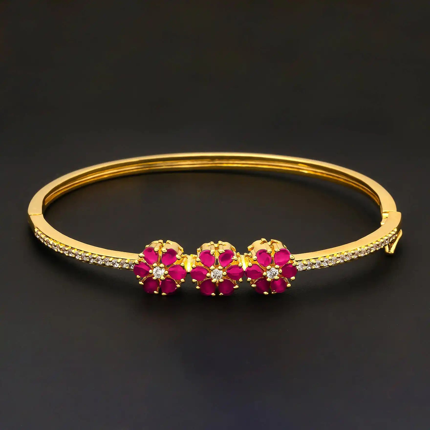 Stone Bracelet Bangle PSBRB61WR-002