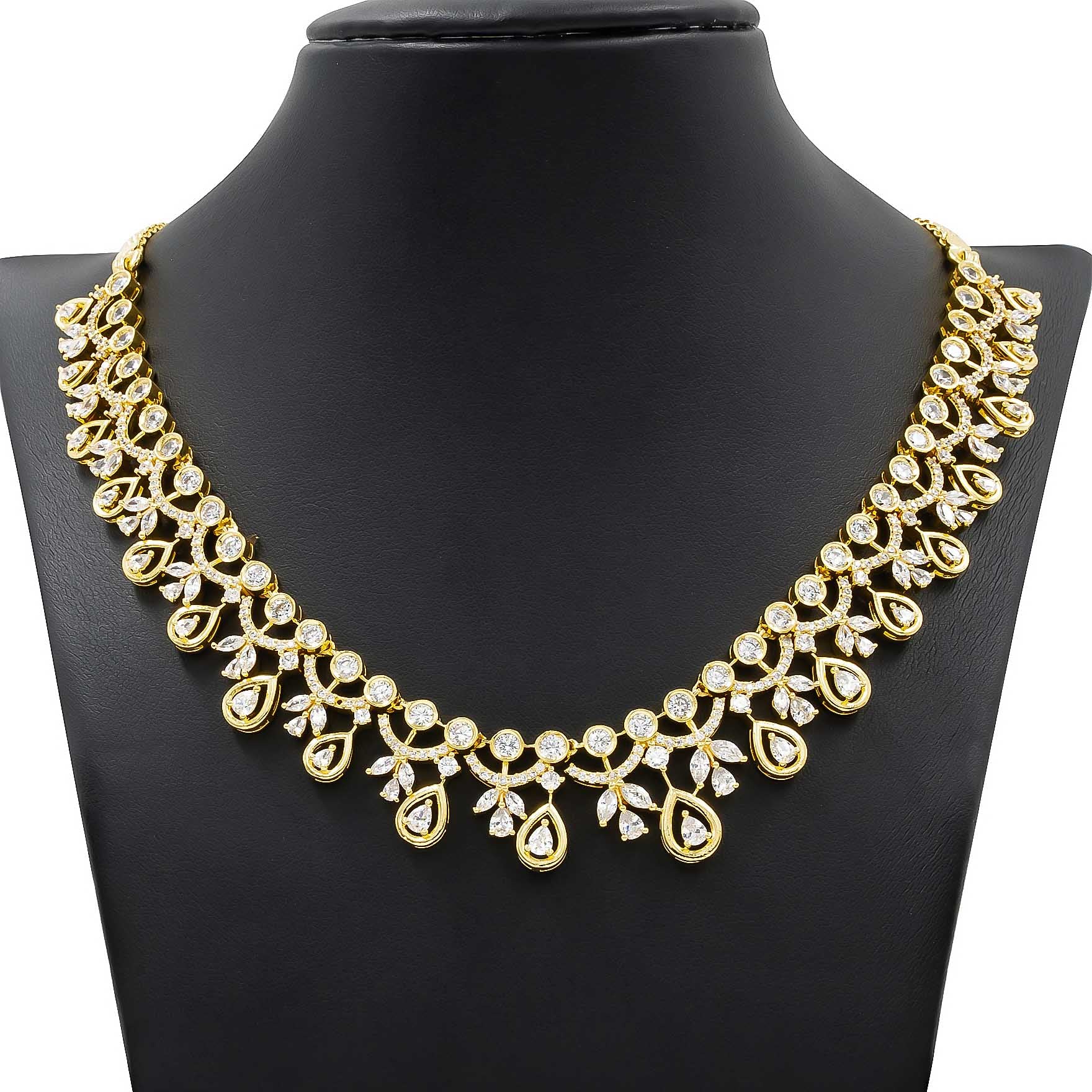 Stone Necklace with Stud PMSNS52W-008, PMSHST3W-082