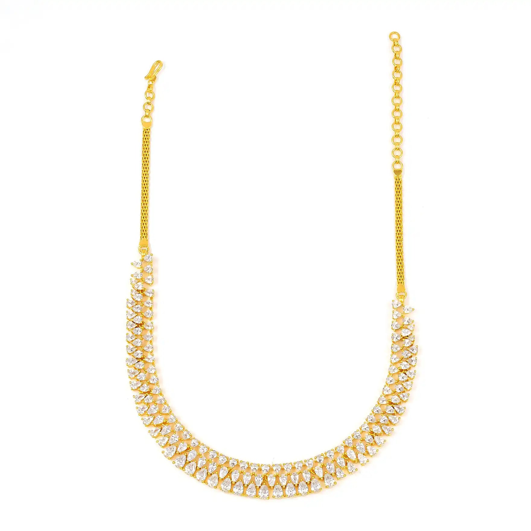 Stone Necklace with Stud PMSNS37W-008, PMSHST47W-052