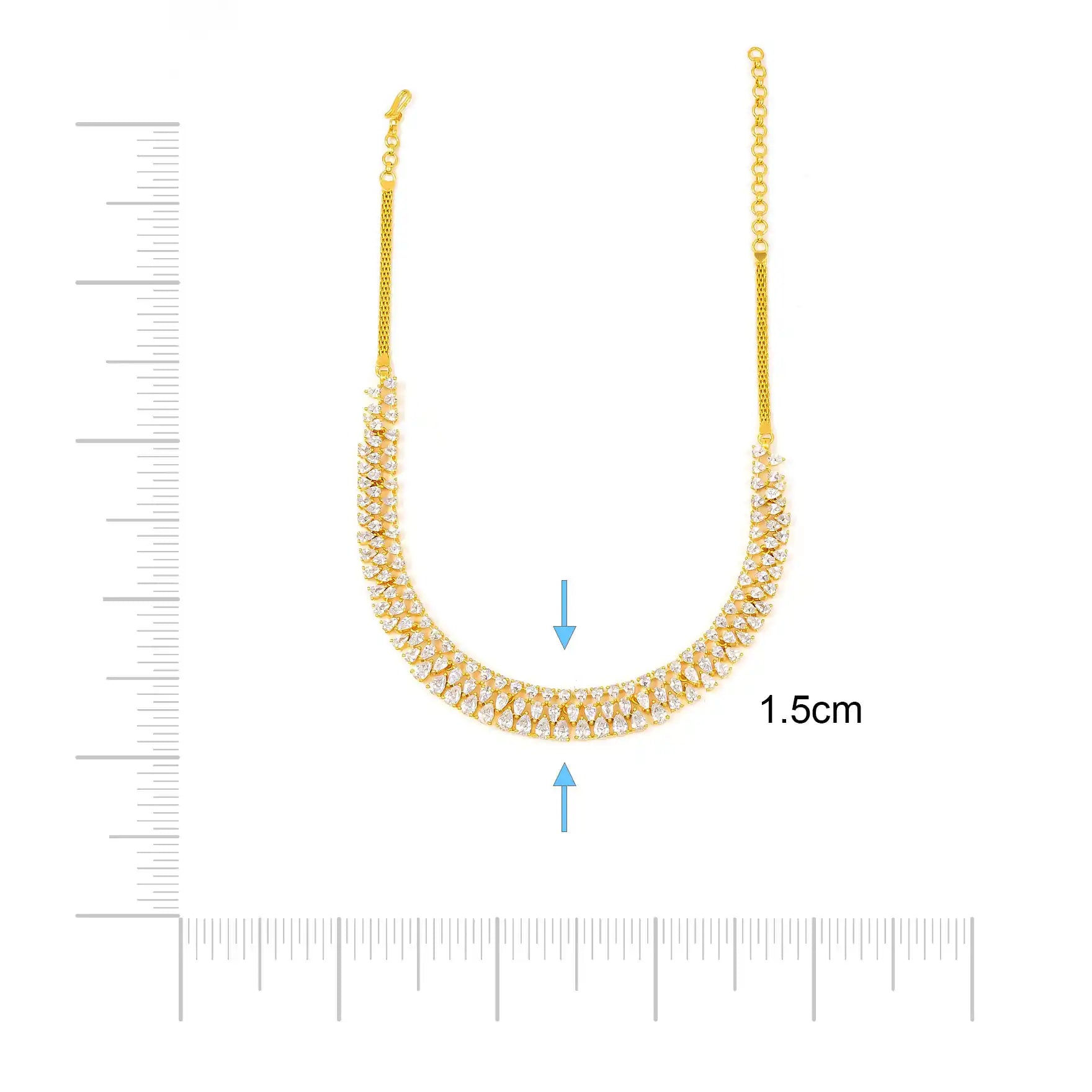 Stone Necklace with Stud PMSNS37W-008, PMSHST47W-052