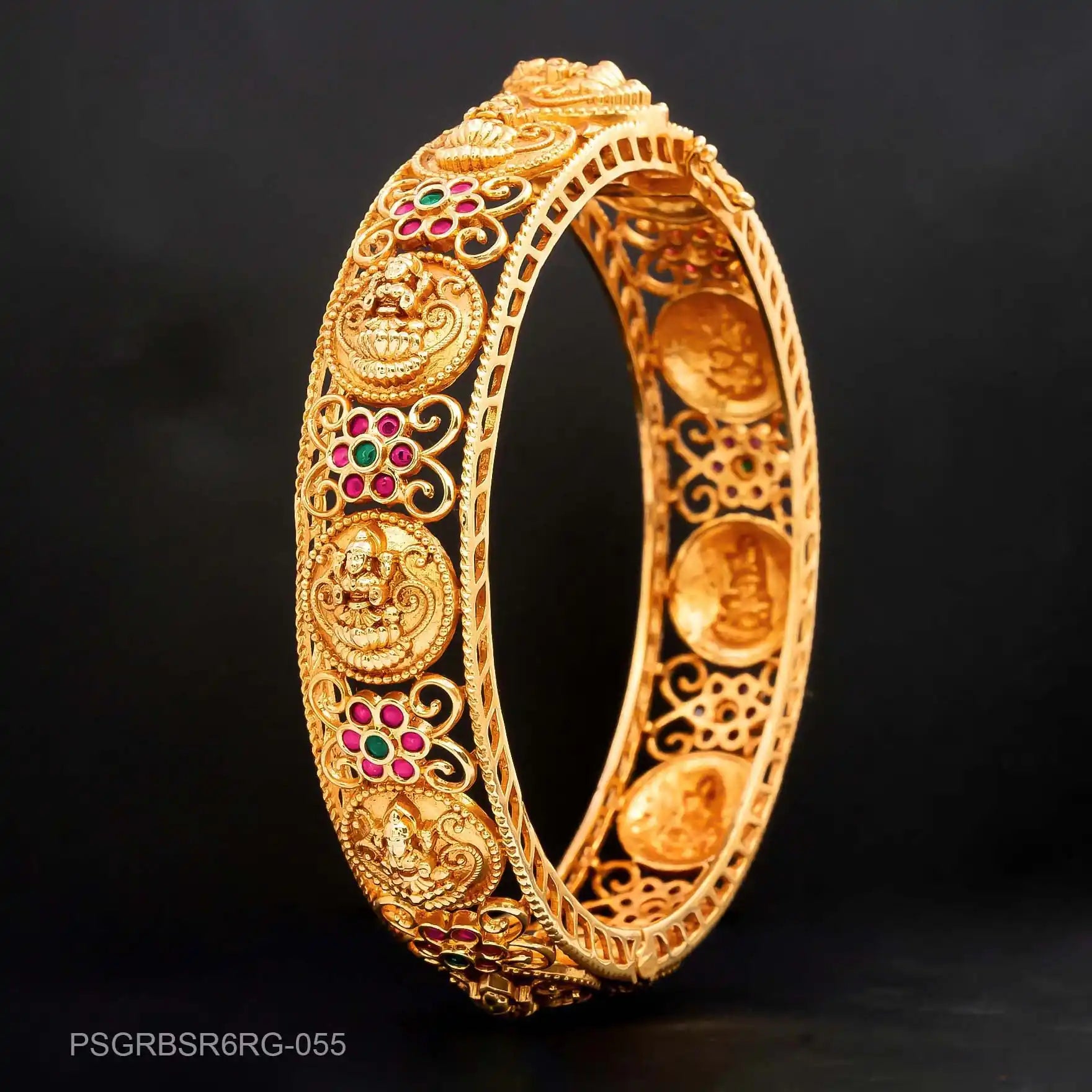 STONE GHERU SRESHTA BANGLE  PSGRBSR6RG-055