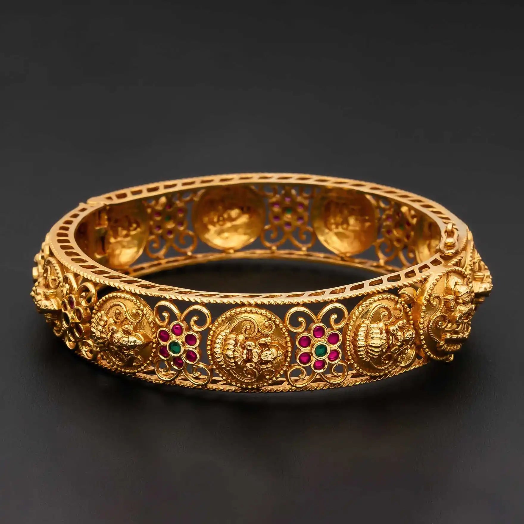 STONE GHERU SRESHTA BANGLE  PSGRBSR6RG-055