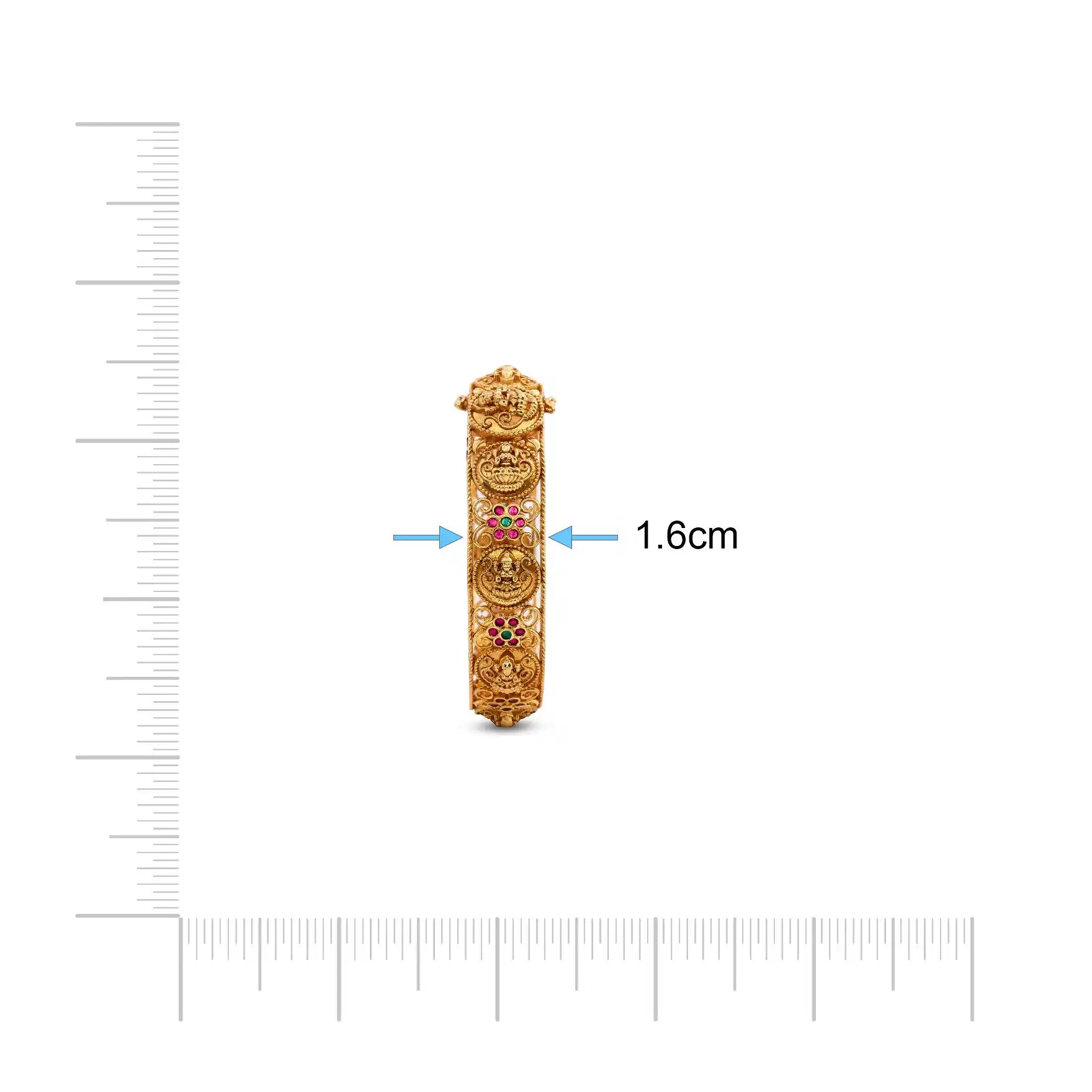 STONE GHERU SRESHTA BANGLE  PSGRBSR6RG-055