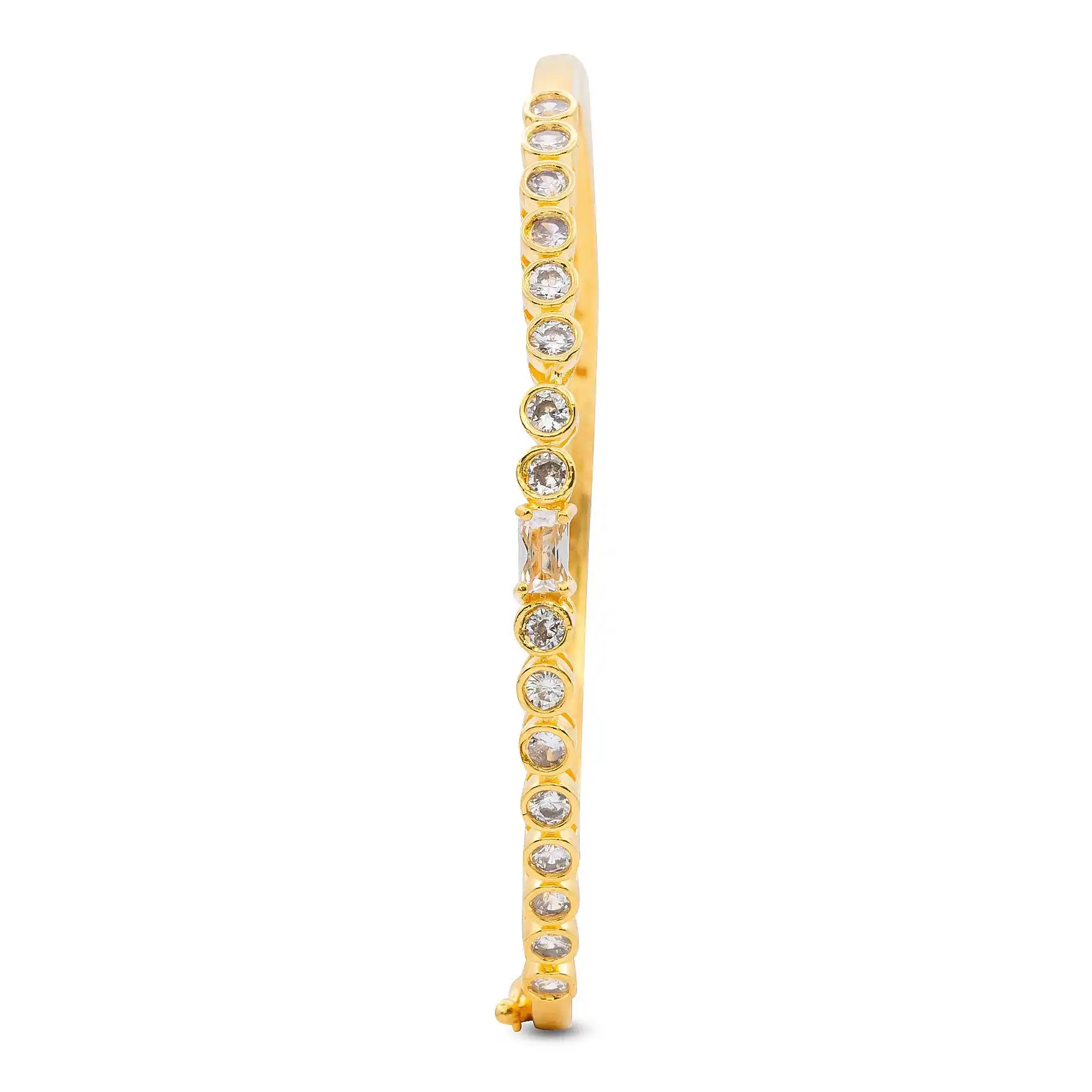 Stone Bracelet Bangle PSBRB65W-002