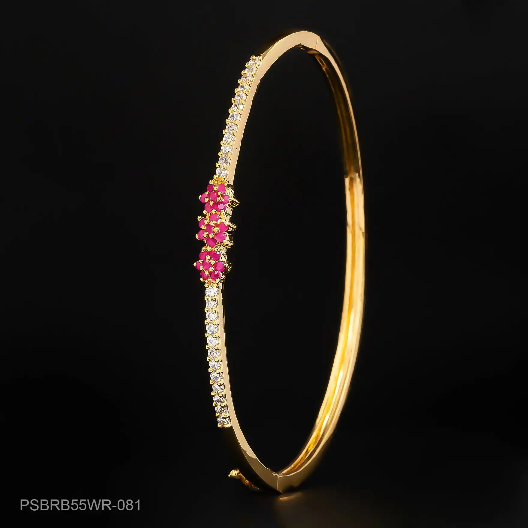 Stone Bracelet Bangle PSBRB55WR-081