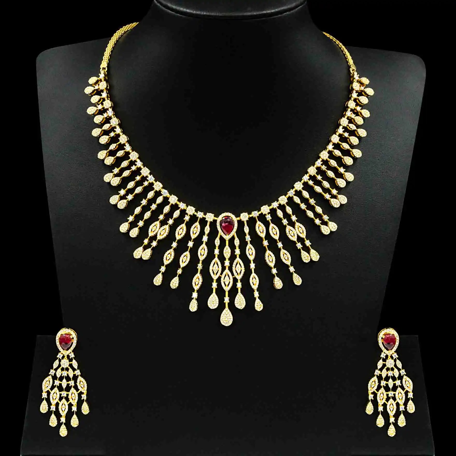 Stone Necklace with Stud PMSNS10WR-0041, PMSHST13WR-023