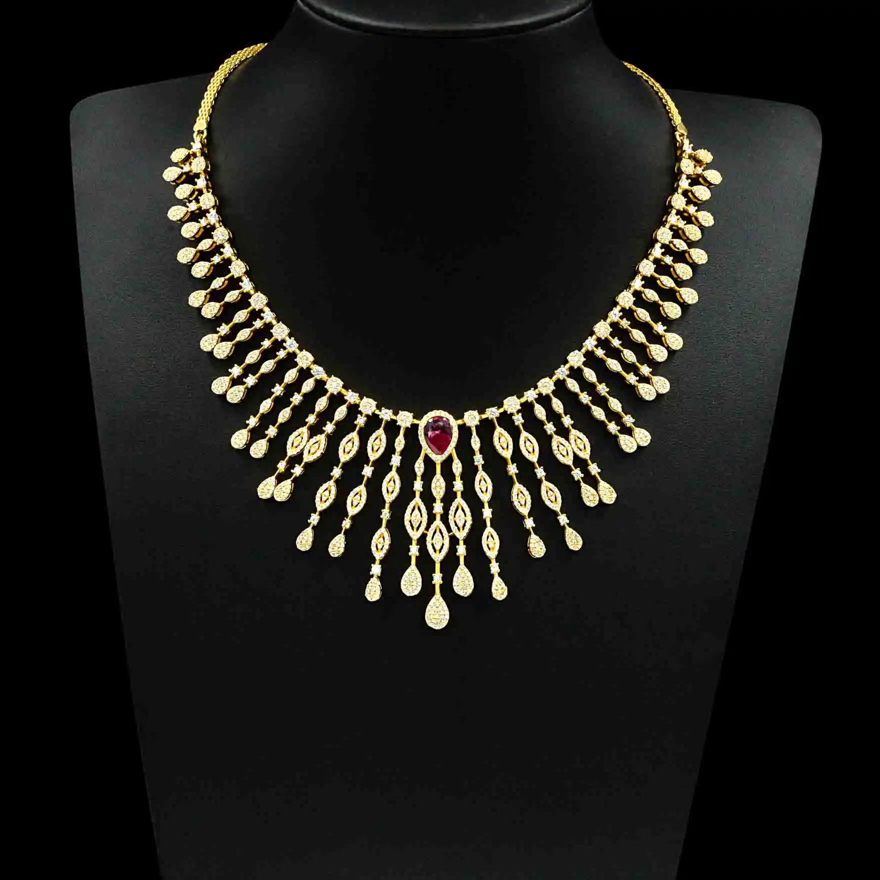 Stone Necklace with Stud PMSNS10WR-0041, PMSHST13WR-023