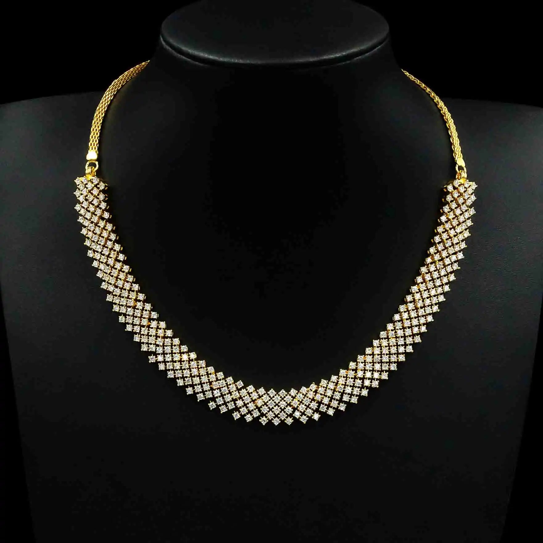 Stone Necklace with Stud PMSNS3W-007, PMSHST11W-052