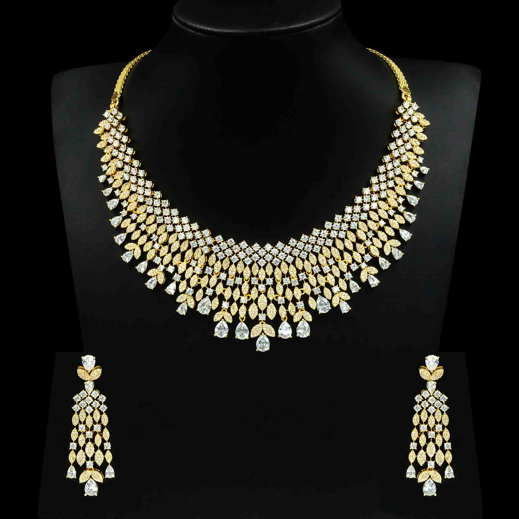 Stone Necklace with Stud PMSNS4W-0051, PMSHST15W-053