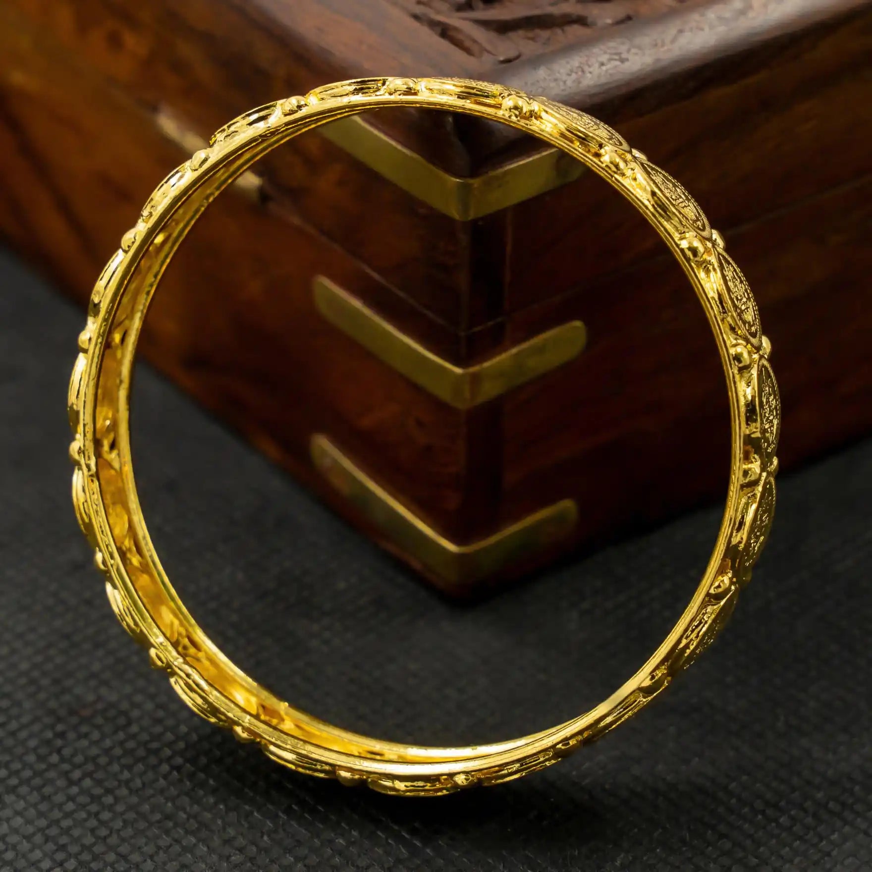 Golden Traditional Bangle PGTB1-023