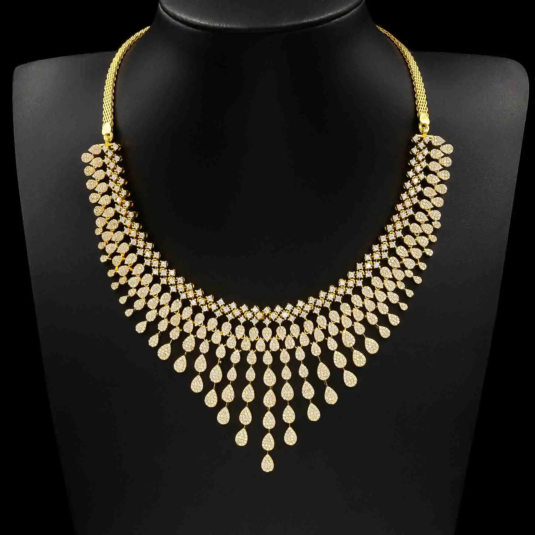 Stone Necklace with Stud PMSNS17W-0031, PMSHST18W-053