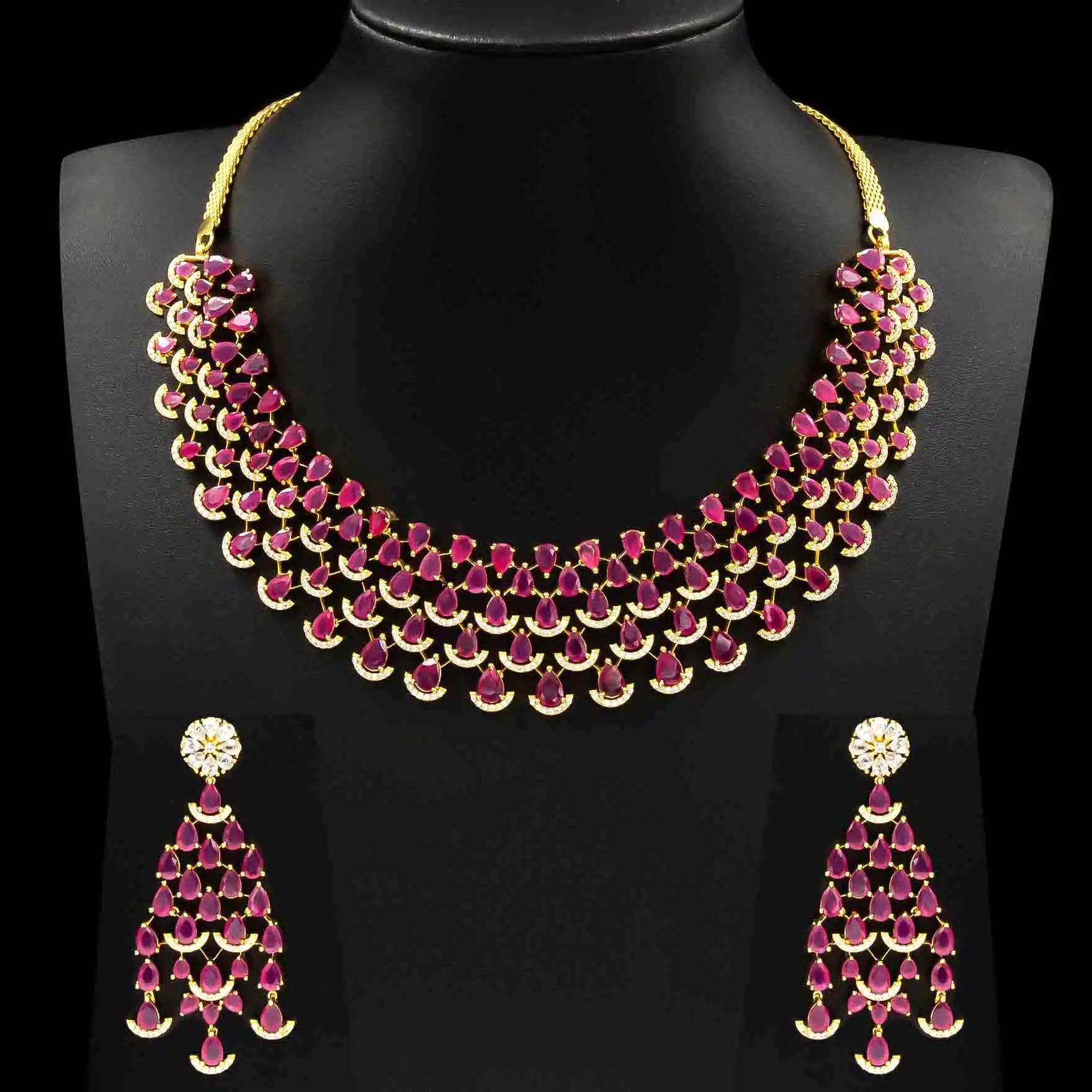 Stone Necklace with Stud PMSNSTWR-0041, PMSHST11WR-053