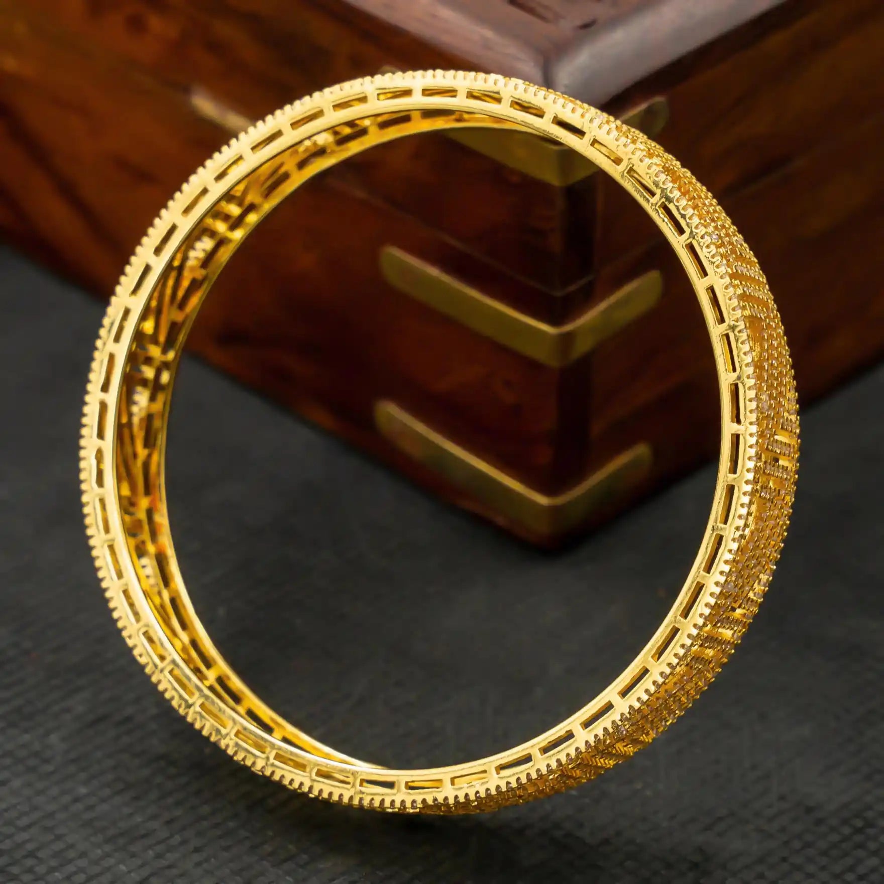 Premium Stone Bangle PMSB14W-27-006