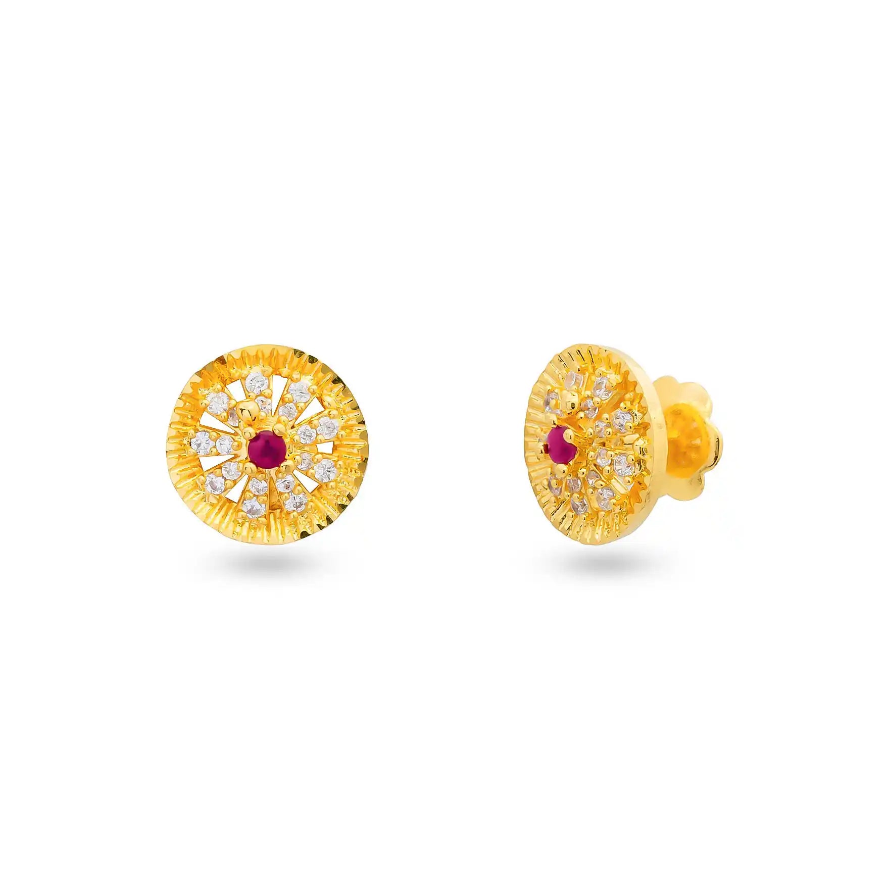 Shop Affordable Gold Plated Stone Earrings | Parakkat Jewels 