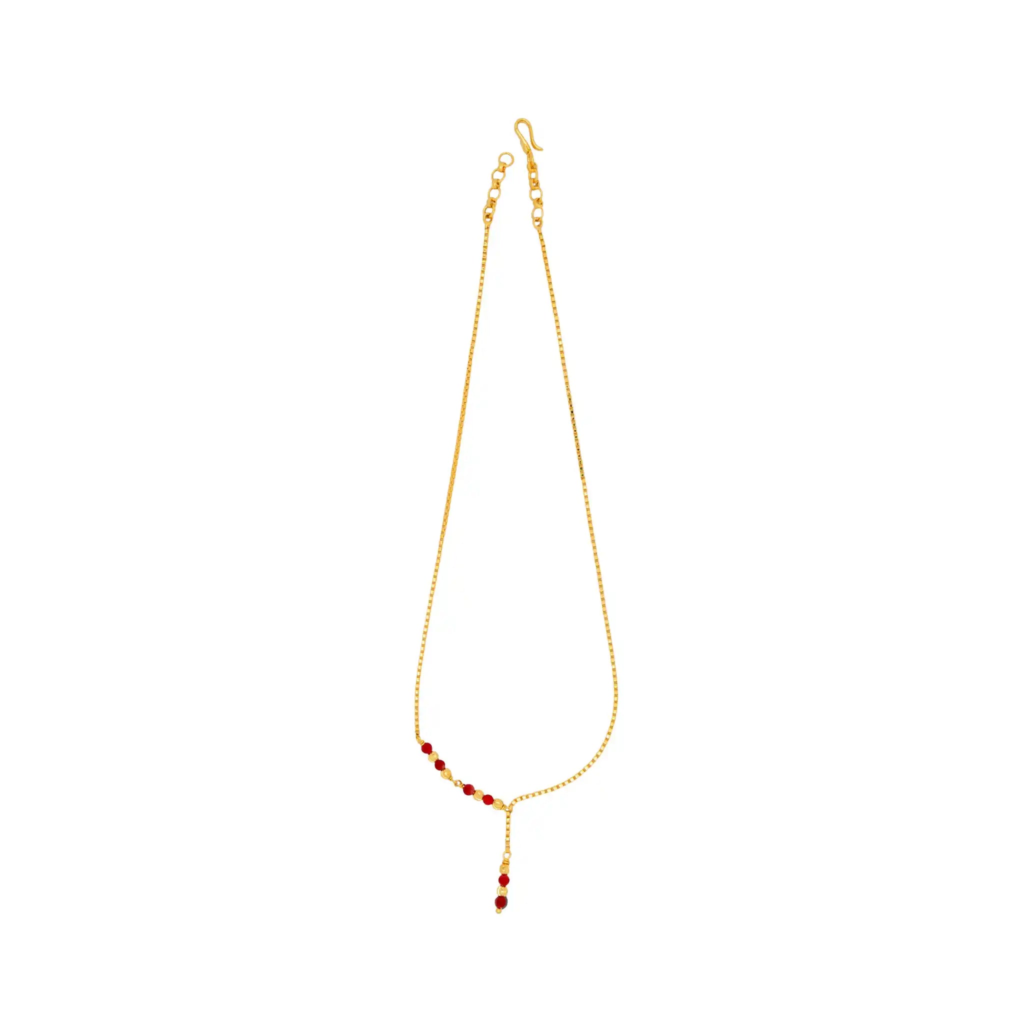 Coral Stone Necklace PPNS14C-053