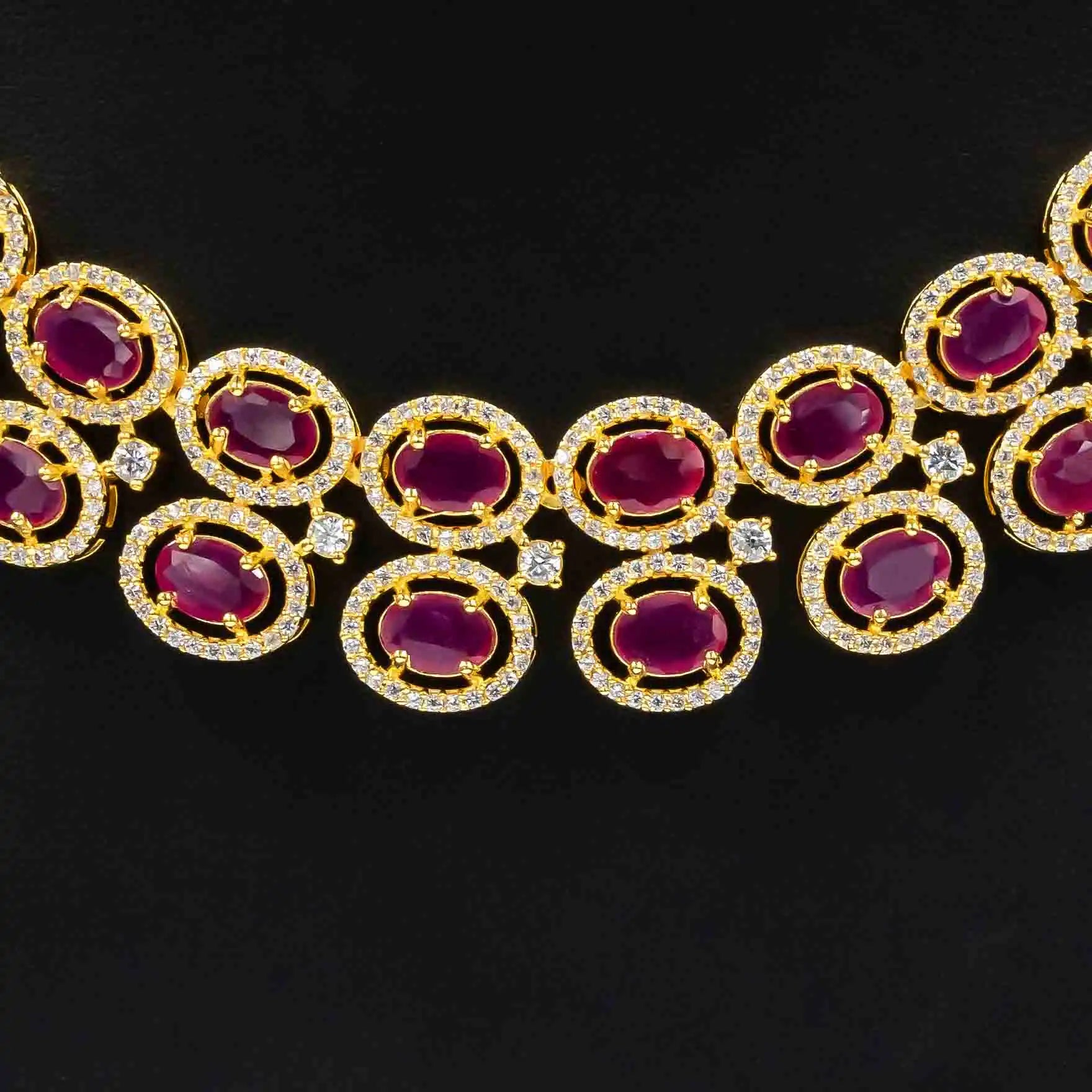 Stone Necklace with Stud PMSNS8WR-0011, PMSHST16WR-082
