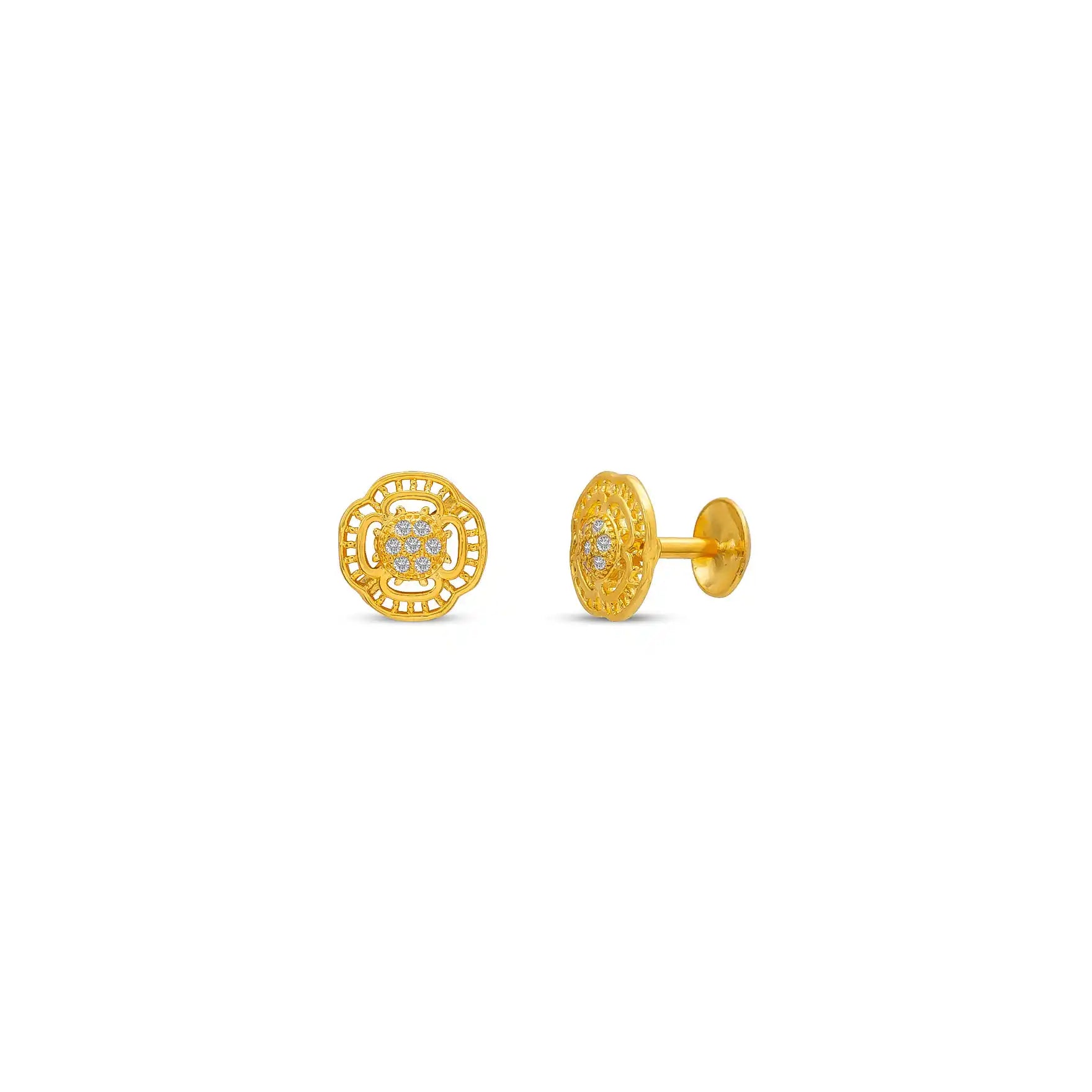 STONE EARRING PSST376W-001