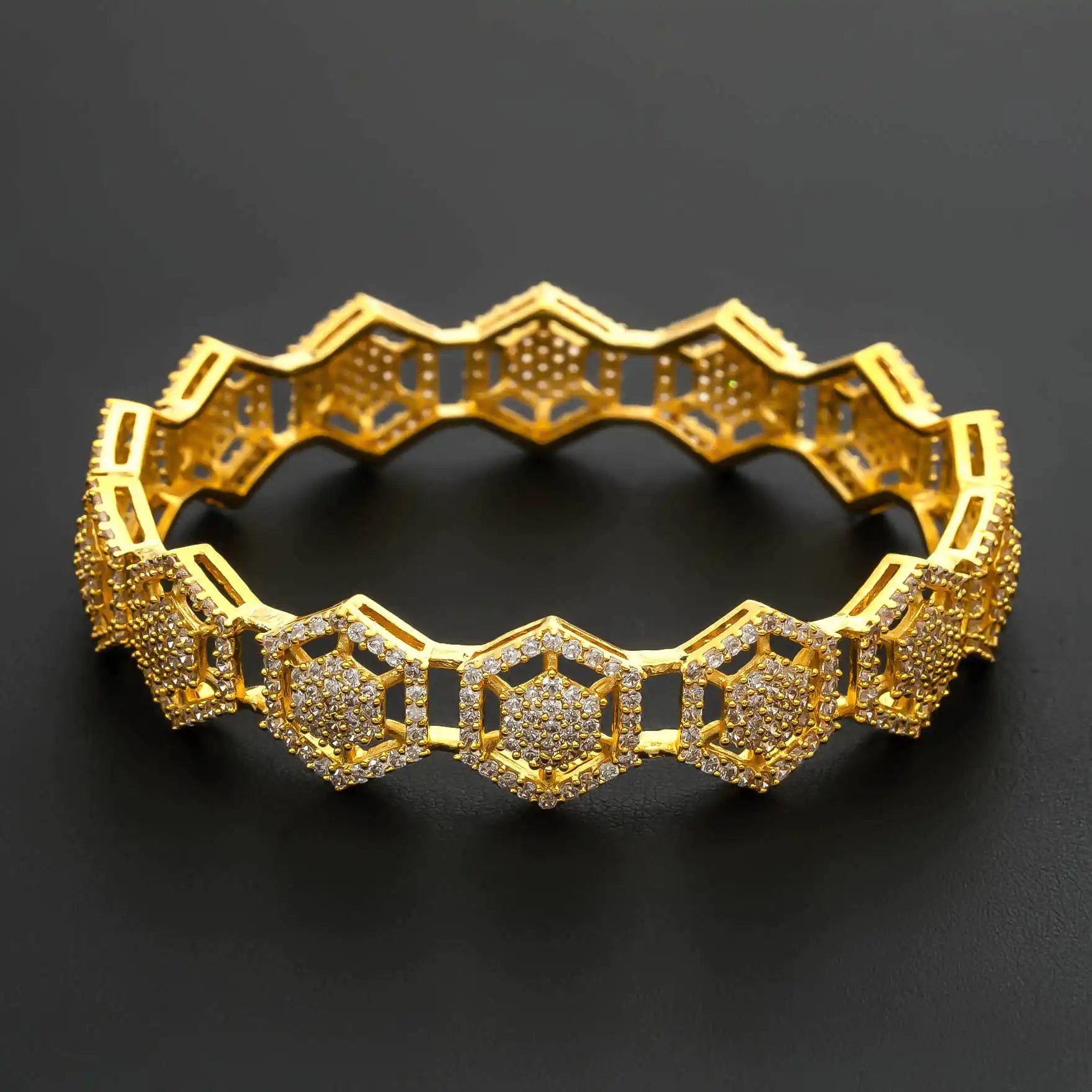 PREMIUM STONE BANGLE PMSB84W-006