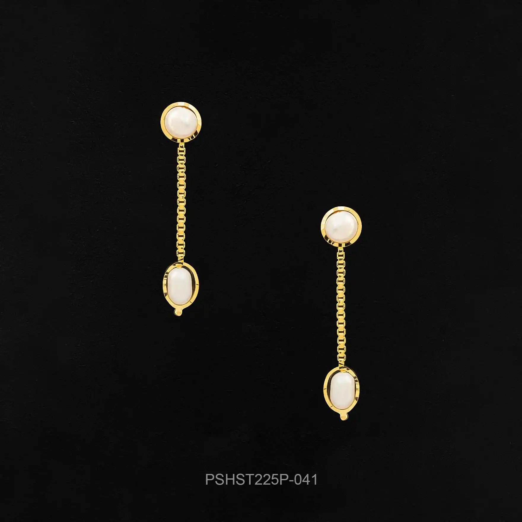 Buy Gold Plated Hanging Stone Stud Online | Parakkat Jewels
