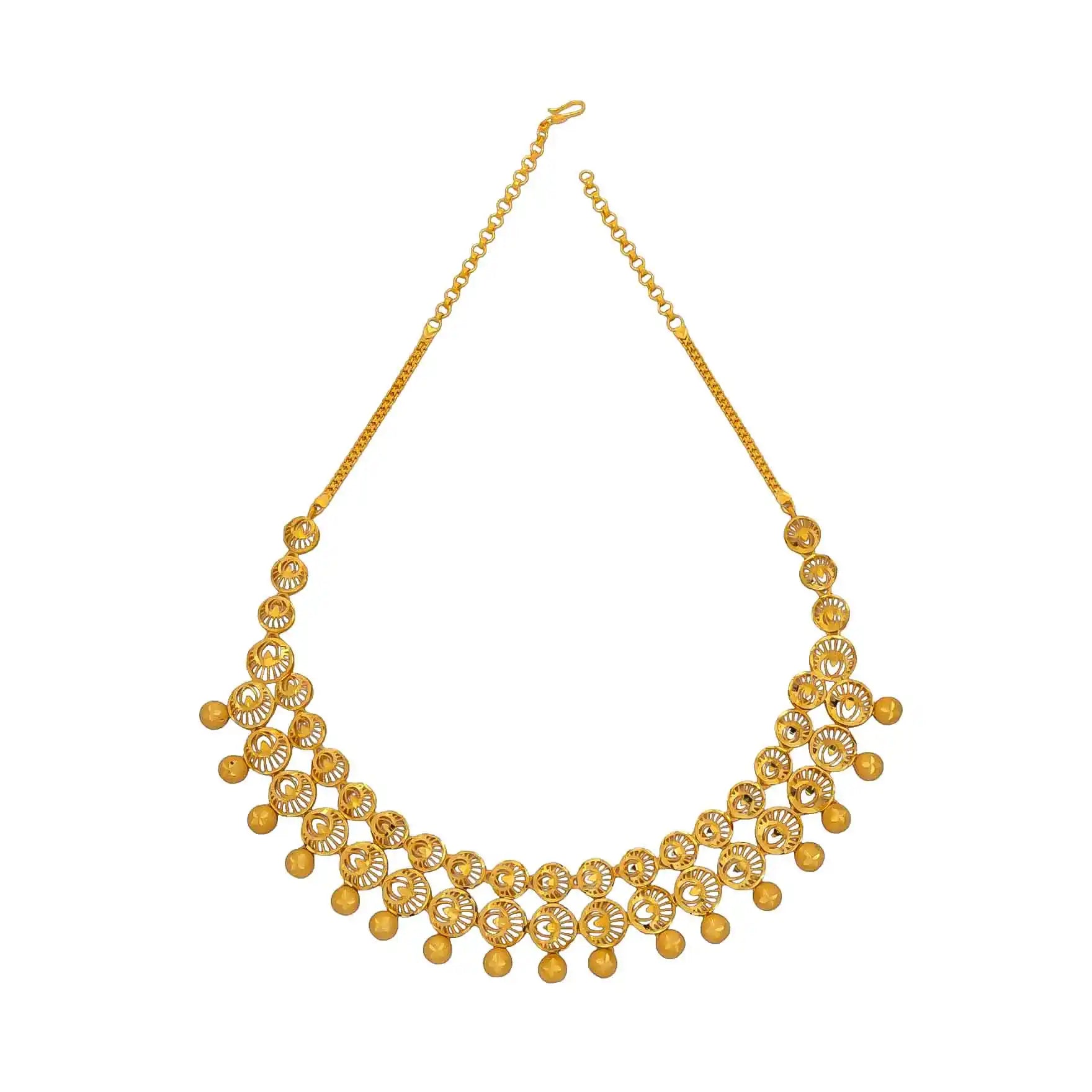 Golden Necklace Short PGNS15-085