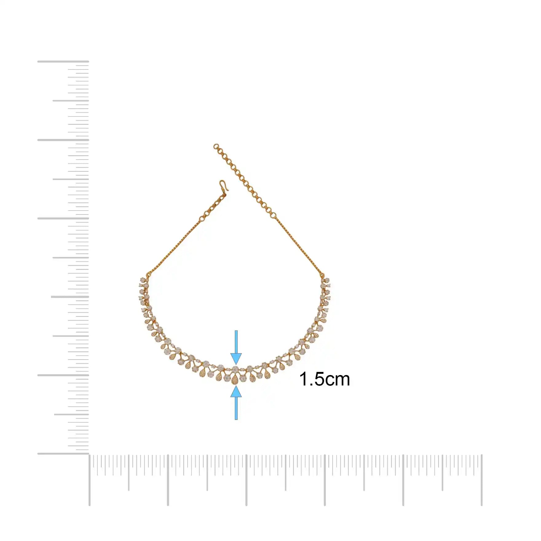 Premium Stone Necklace with Stud PMSHST7W-002, PMSNS1W-056