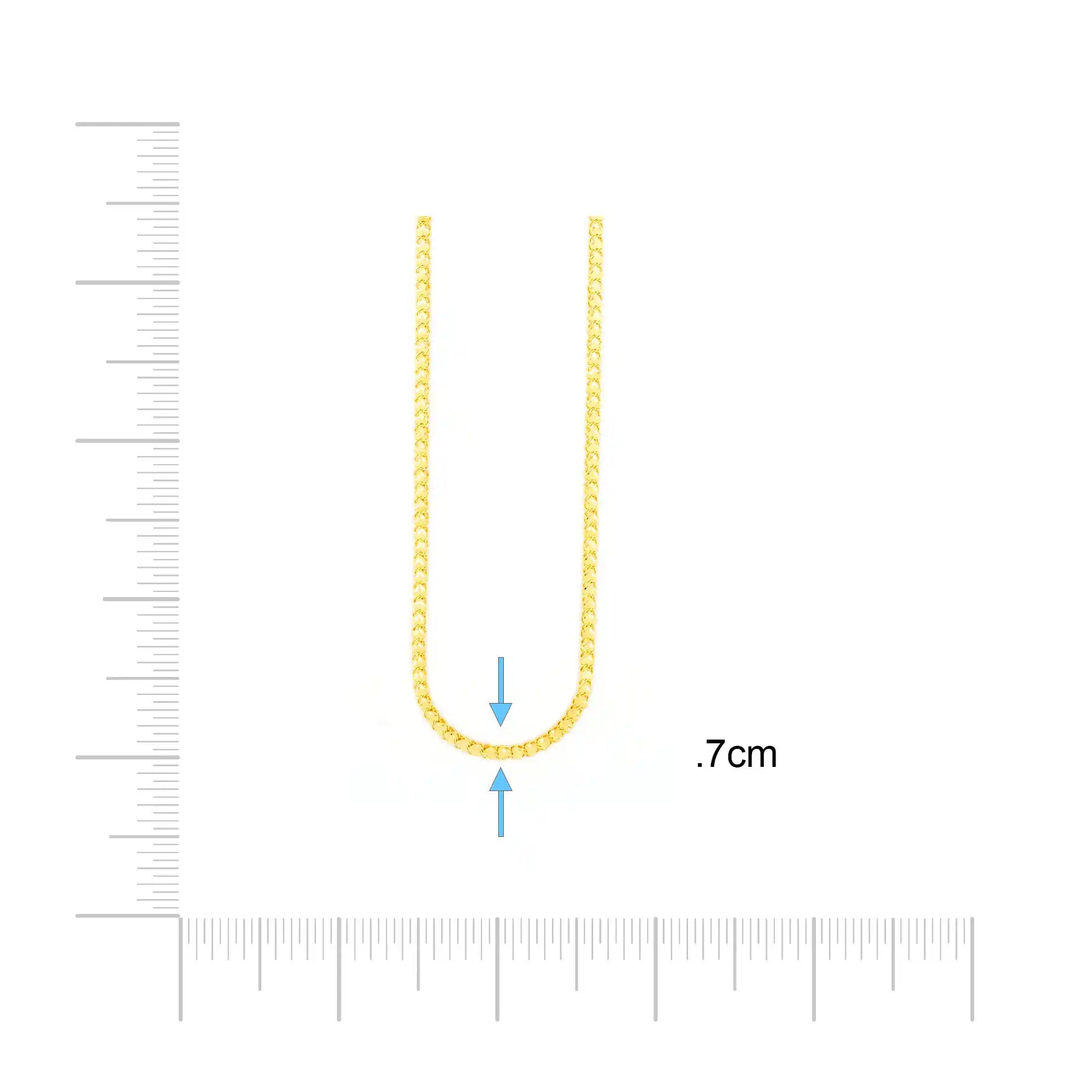 Gold chain PCPN41-008