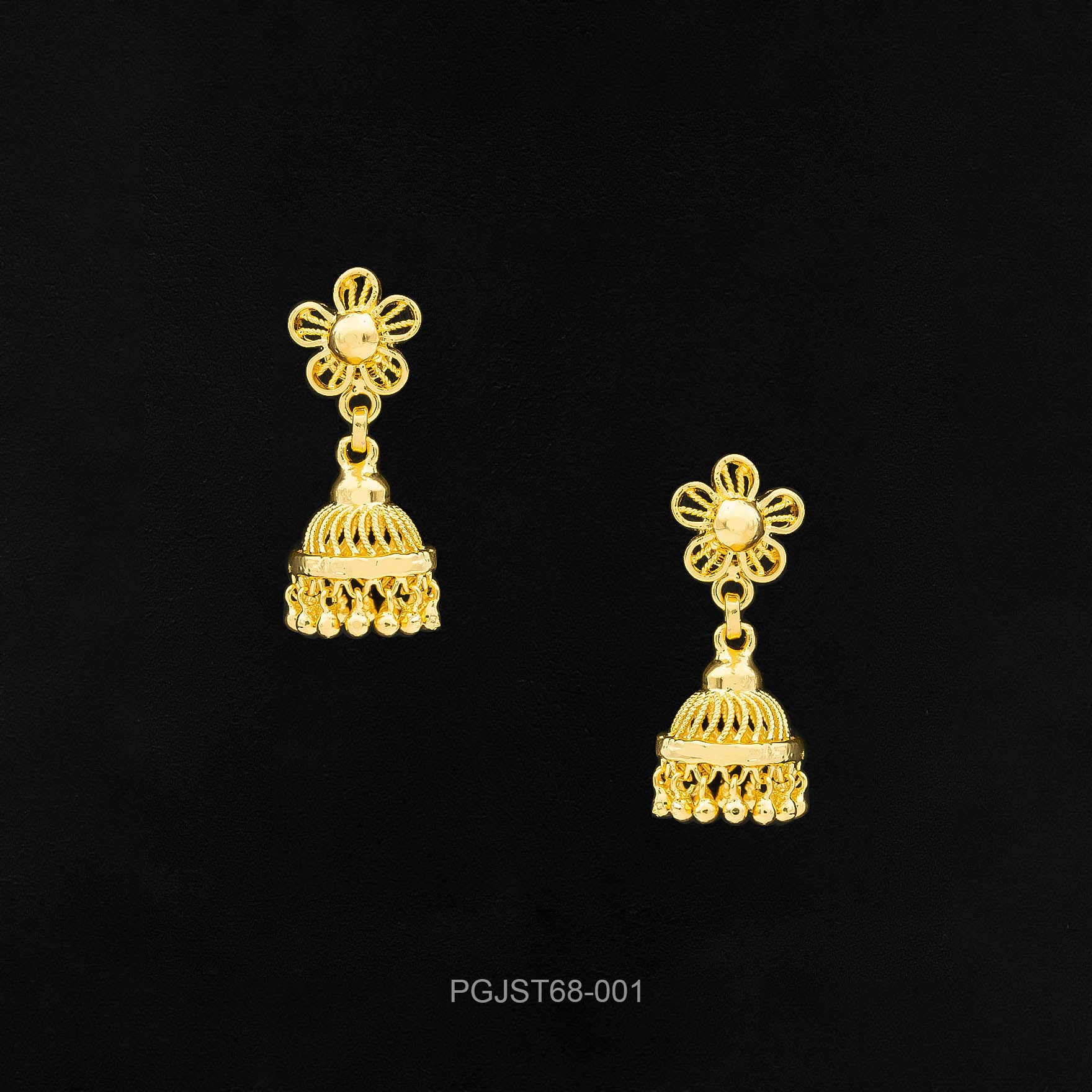 Buy Gold Plated Jimika Studs Online for Women | Parakkat Jewels