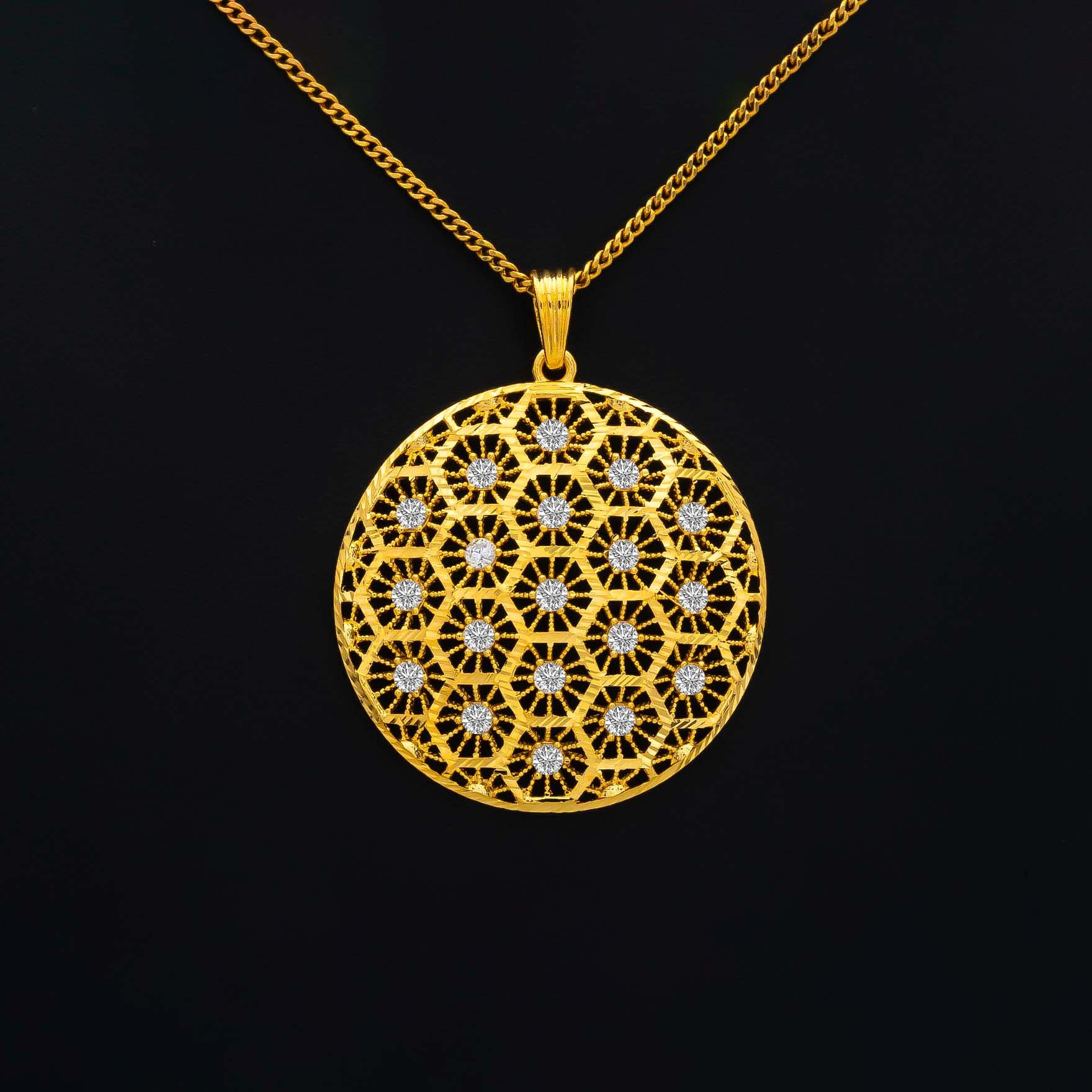 Golden Pendant PSLT60W-071