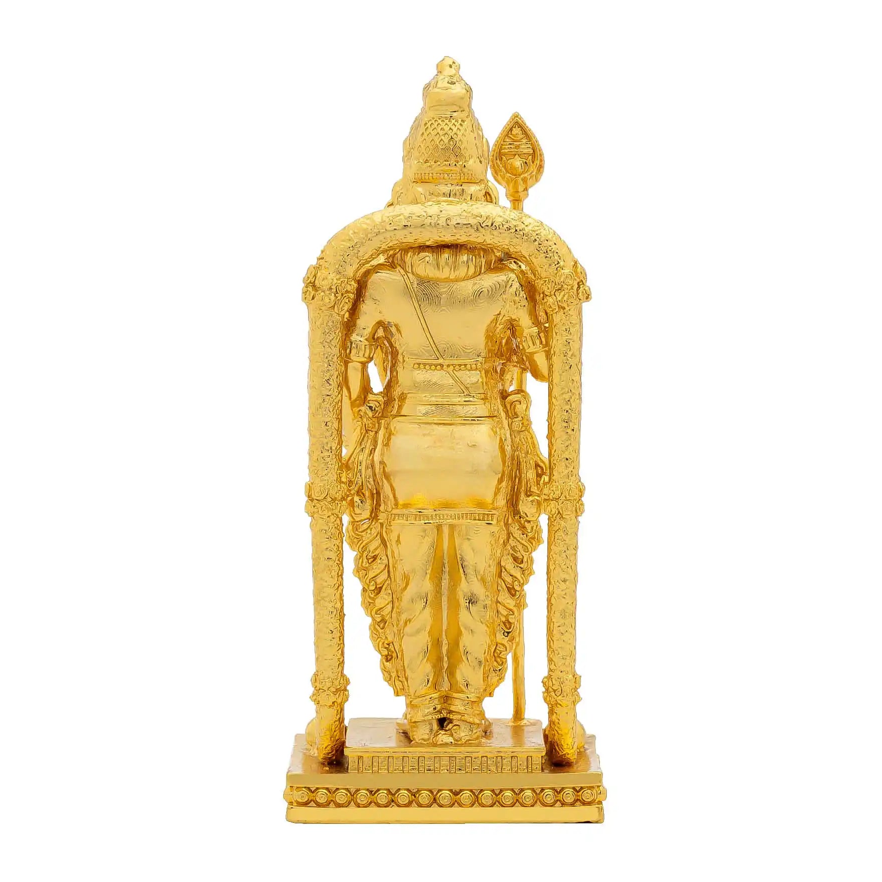 Lord Murugan Idol – Traditional South Indian Deity Sculpture – Kartikeya (Subramanya) Mandir Decor – Home & Puja Gift | PIDM19-007